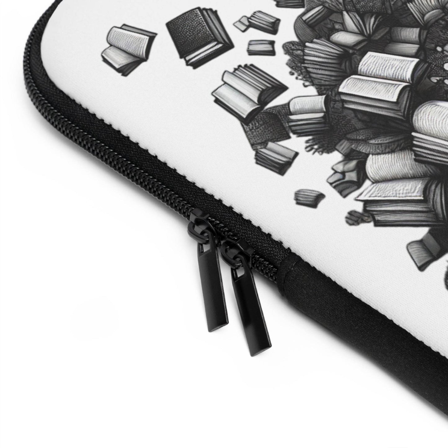 Books are always on my mind Laptop Sleeve - Perfect for Book Lovers and Students - The Dreamer's Bookshop.