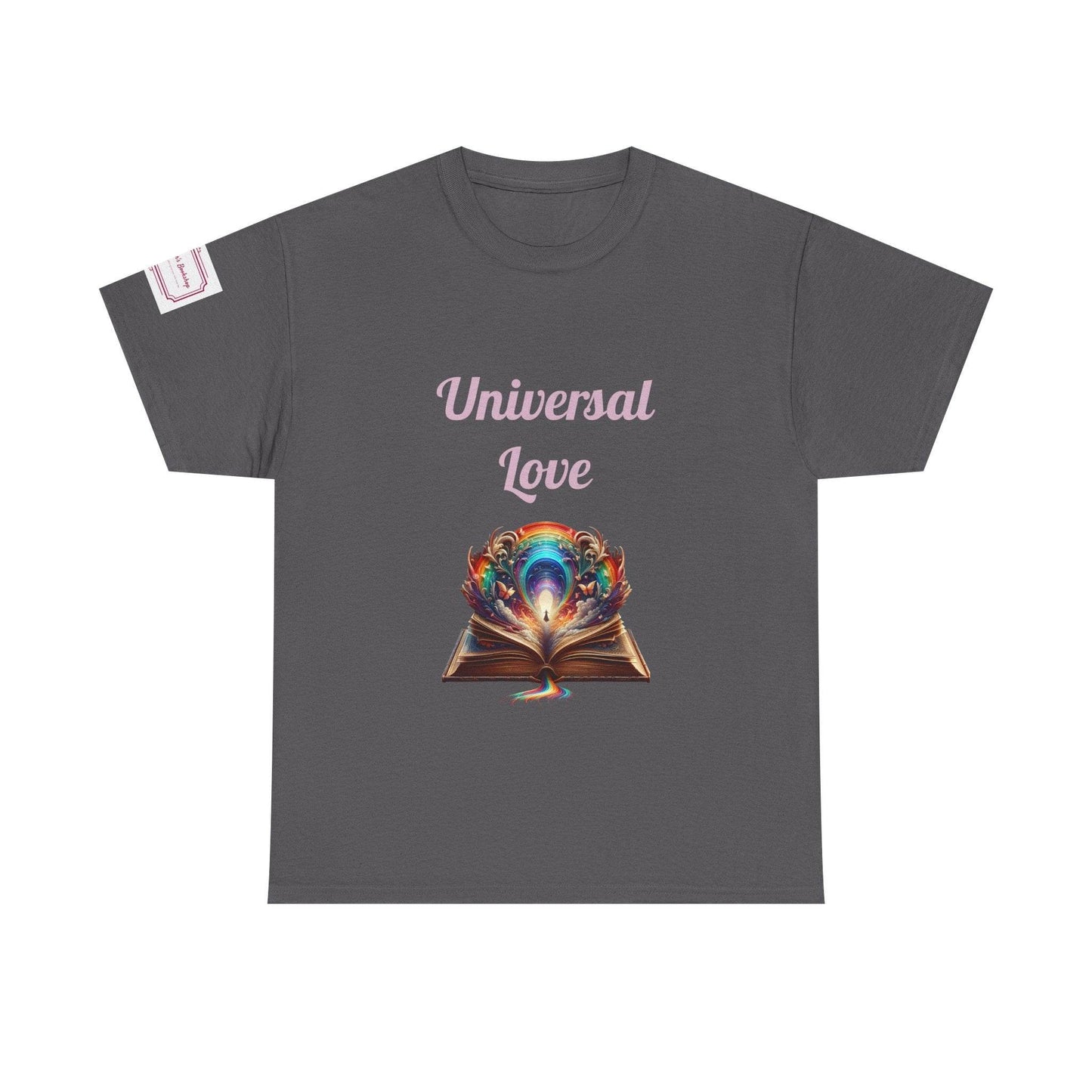 Universal Love - Unisex Heavy Cotton Tee - Queer Romance Books - The Dreamer's Bookshop.