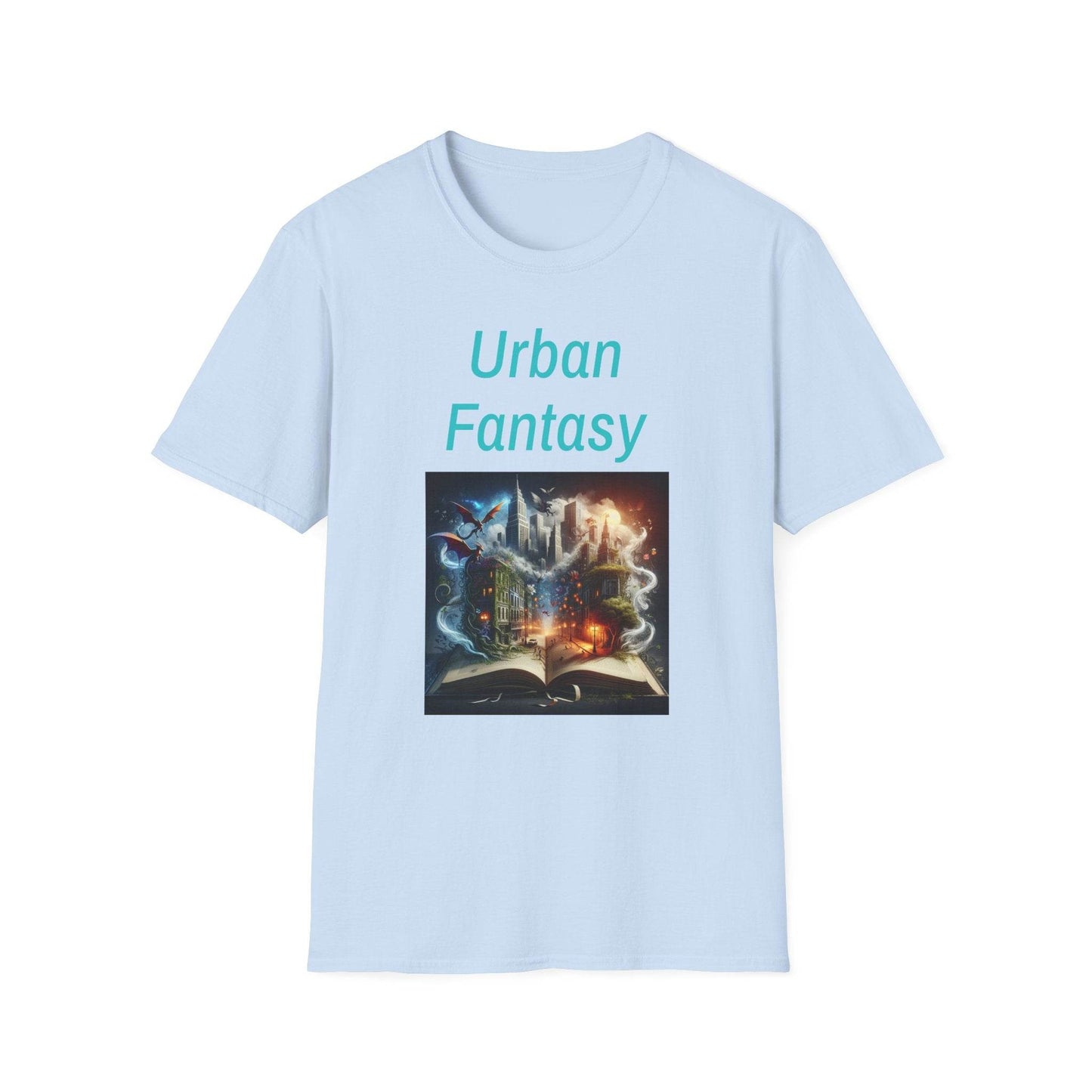Urban Fantasy Unisex Softstyle T-Shirt - Dreamy Graphic Tee for Book Lovers - The Dreamer's Bookshop.