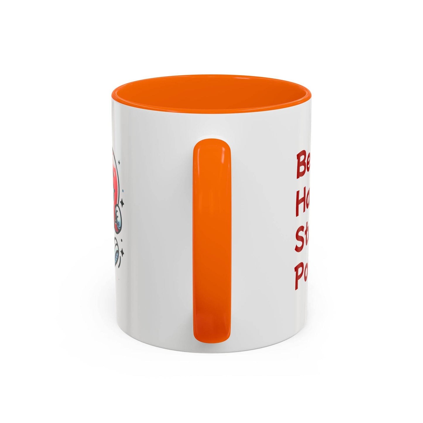 Playful Heart Running Coffee Mug - Cute Gift for Positive Thinkers - The Dreamer's Bookshop.