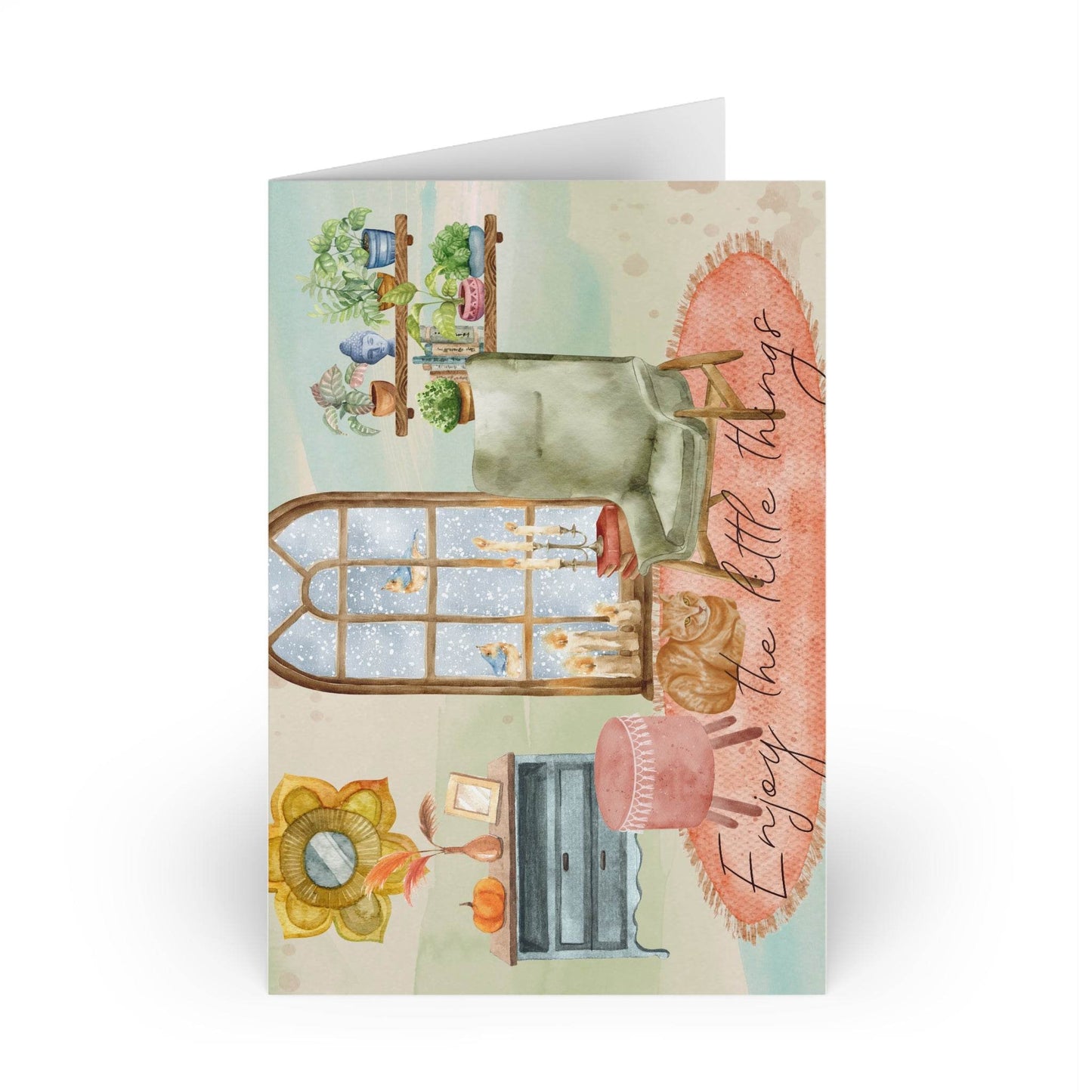 The Dreamer's Bookshop "Evening" Enjoy the Little Things Card - The Dreamer's Bookshop.