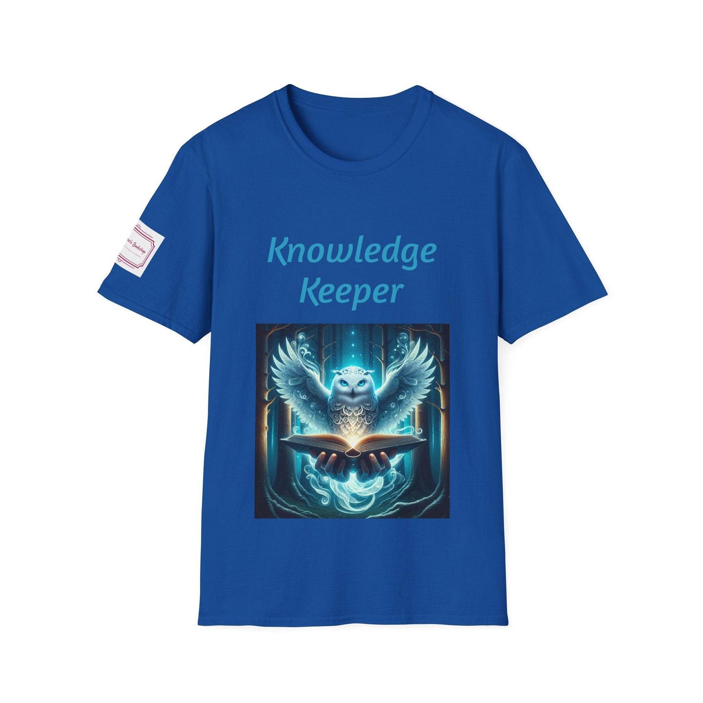 Knowledge Keeper Owl Unisex Softstyle T-Shirt - Proud Reader - The Dreamer's Bookshop.