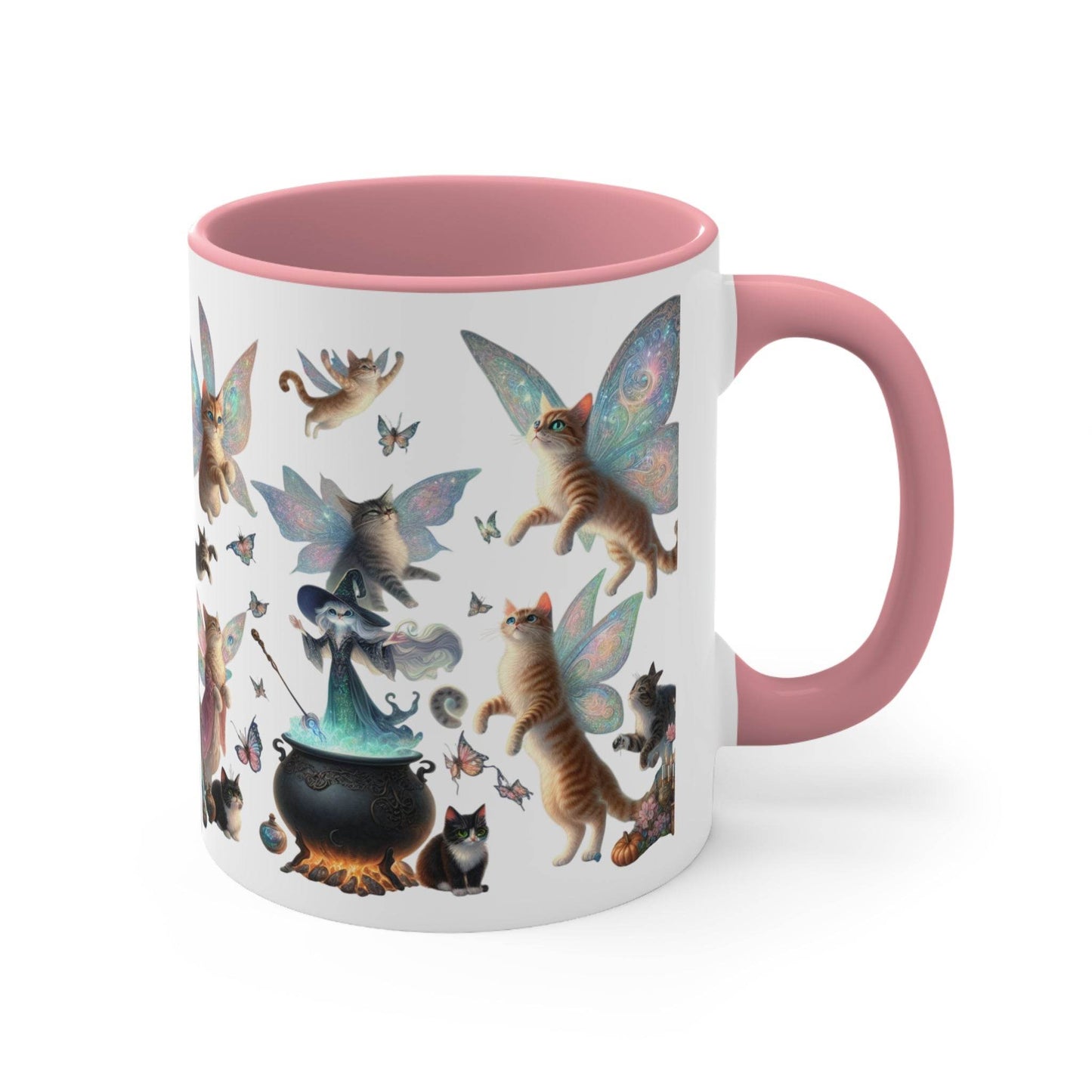 Funny Accent Mug - 11oz Home brew Magic Cats - The Dreamer's Bookshop.