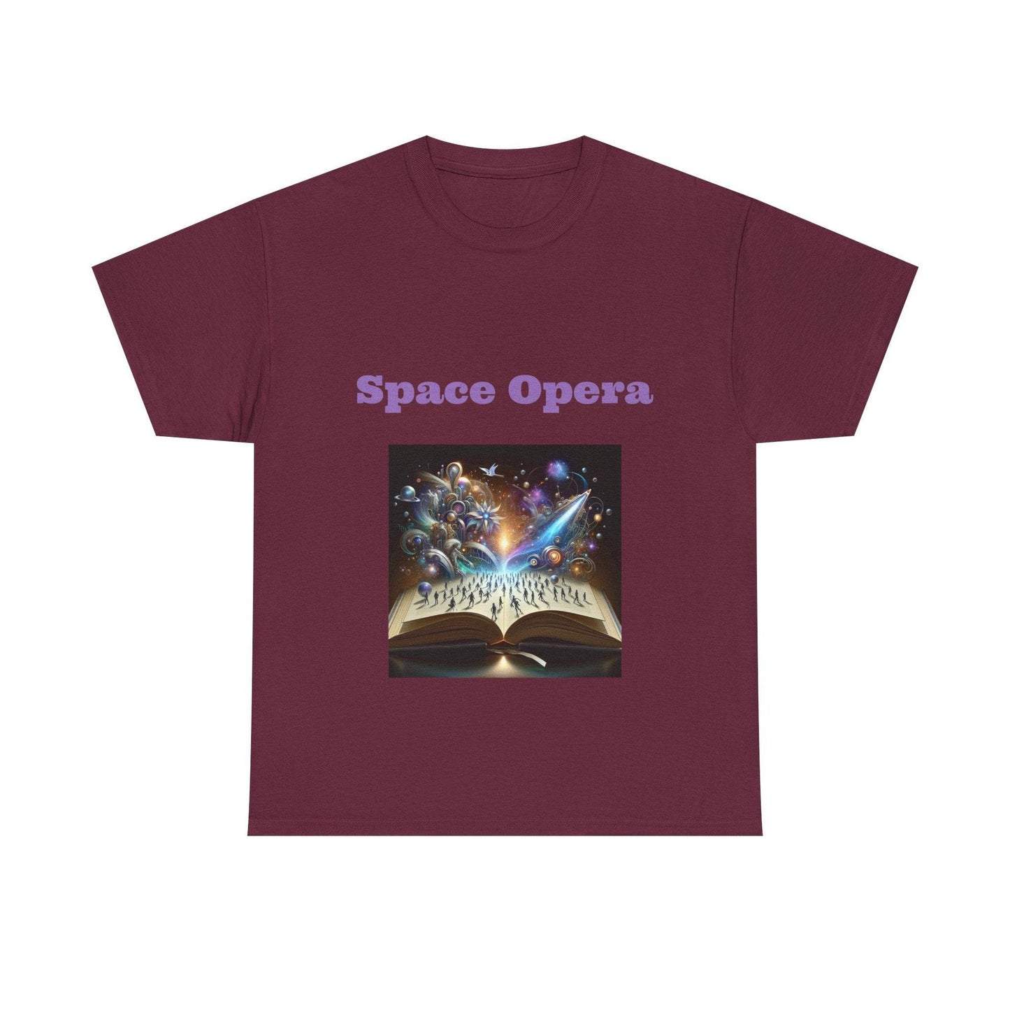 Space Opera - Unisex Heavy Cotton Tee - Sci-Fi Books - The Dreamer's Bookshop.