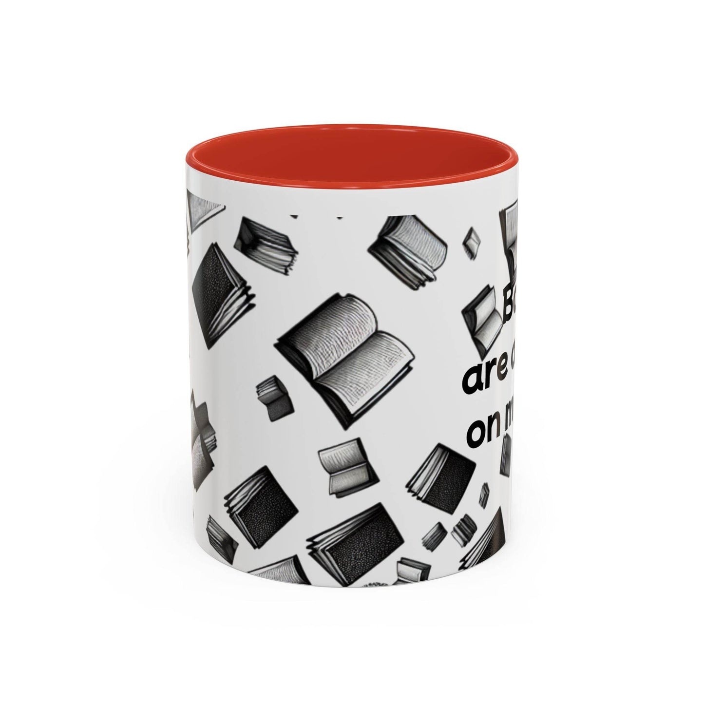 Books on My Mind Accent Coffee Mug - Perfect for Readers - The Dreamer's Bookshop.