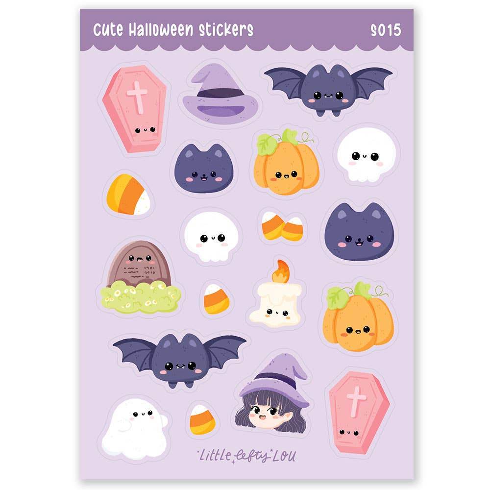 Little Lefty Lou - Leuke Halloween Stickers (S015) - The Dreamer's Bookshop.