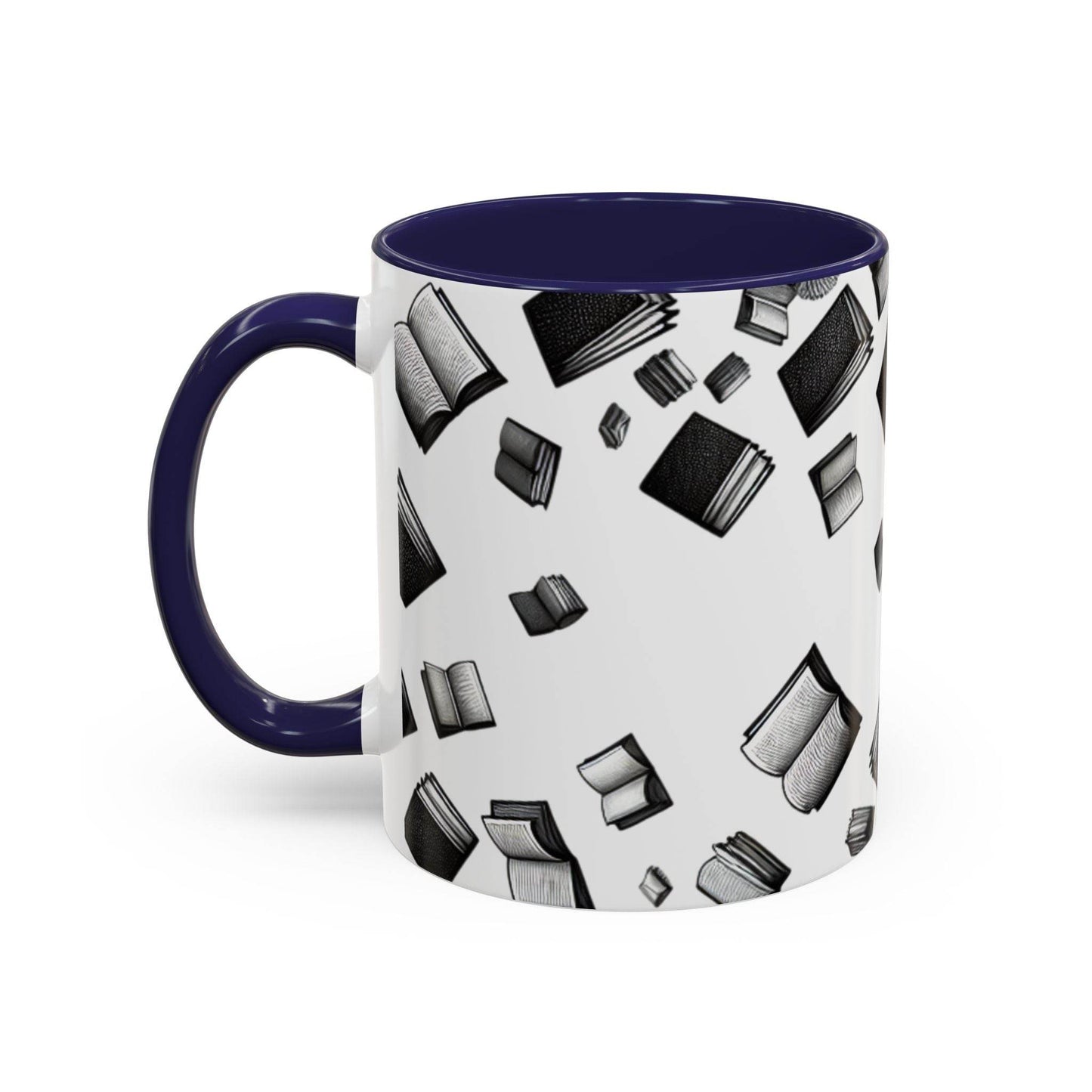 Books on My Mind Accent Coffee Mug - Perfect for Book Lovers - The Dreamer's Bookshop.