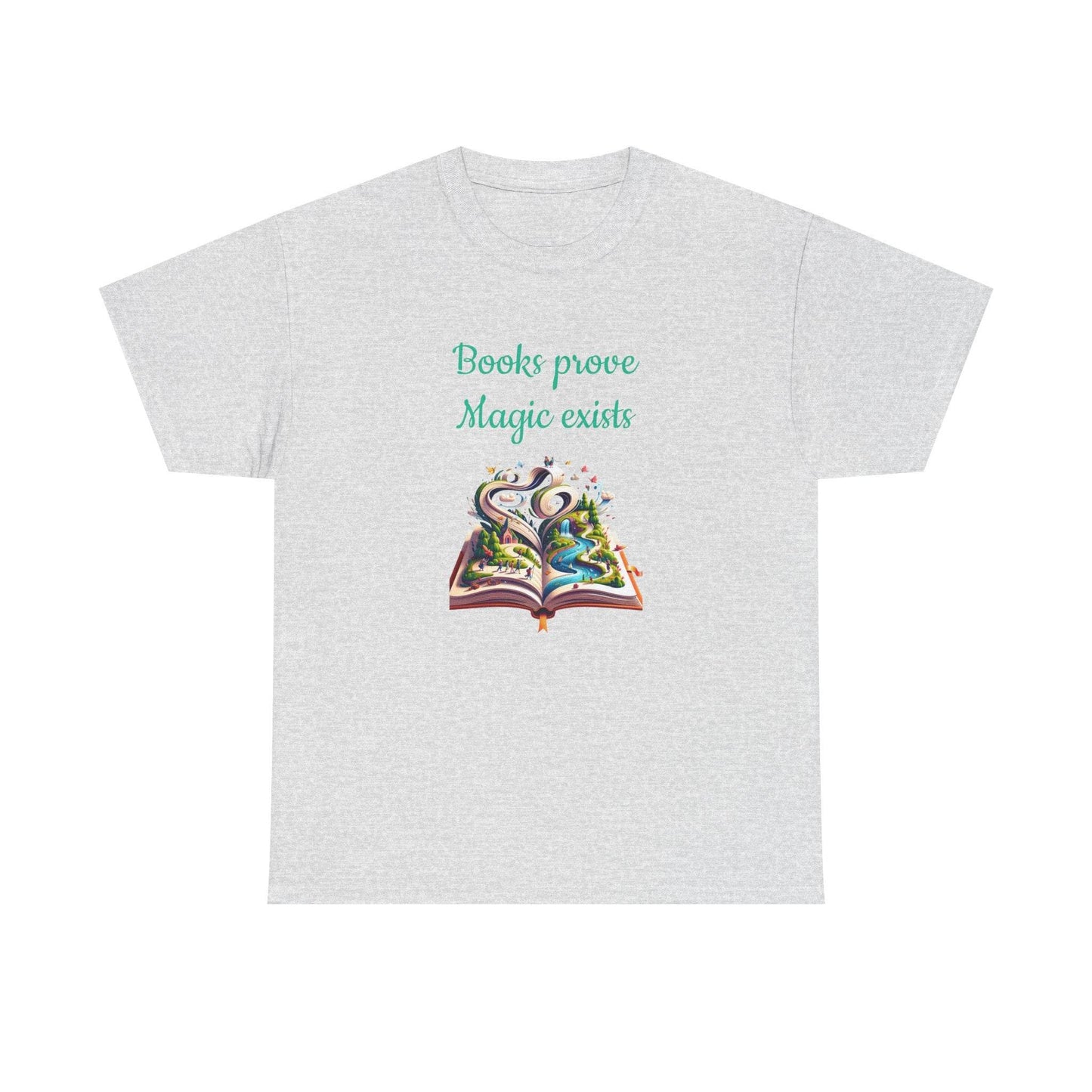 Magic Exists -A Unisex Heavy Cotton Tee - Perfect Gift for Book Lovers - The Dreamer's Bookshop.