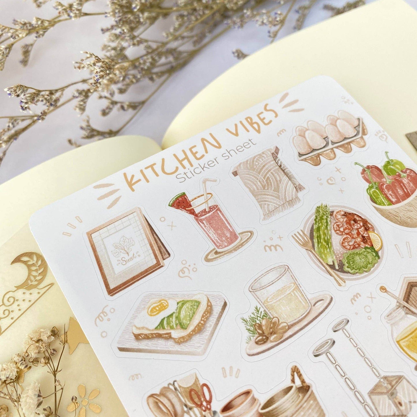 LETTOOn - Stickervel - Keuken Sfeer - The Dreamer's Bookshop.