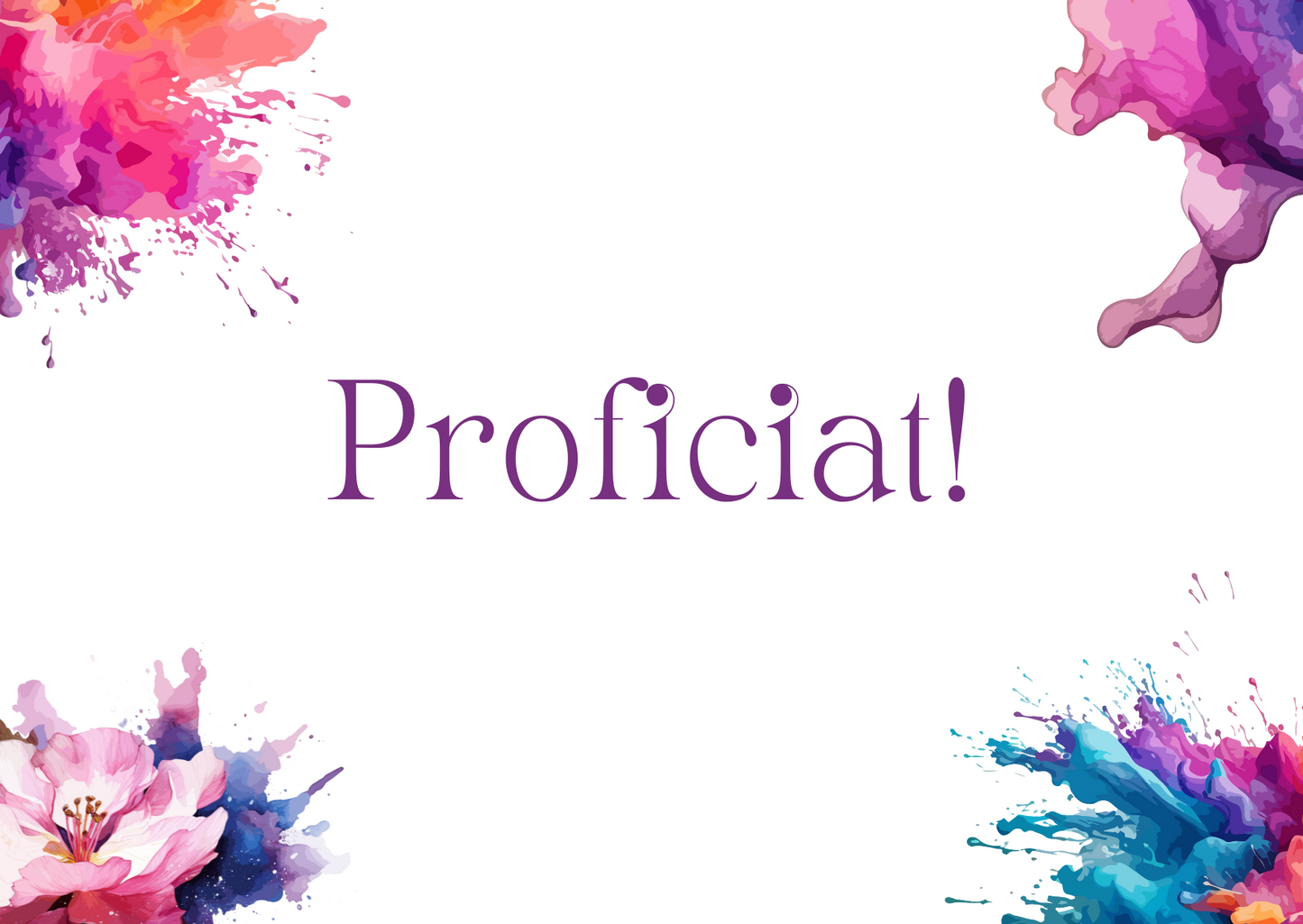 The Dreamer's Bookshop "Proficiat" Exclamation Card - The Dreamer's Bookshop.