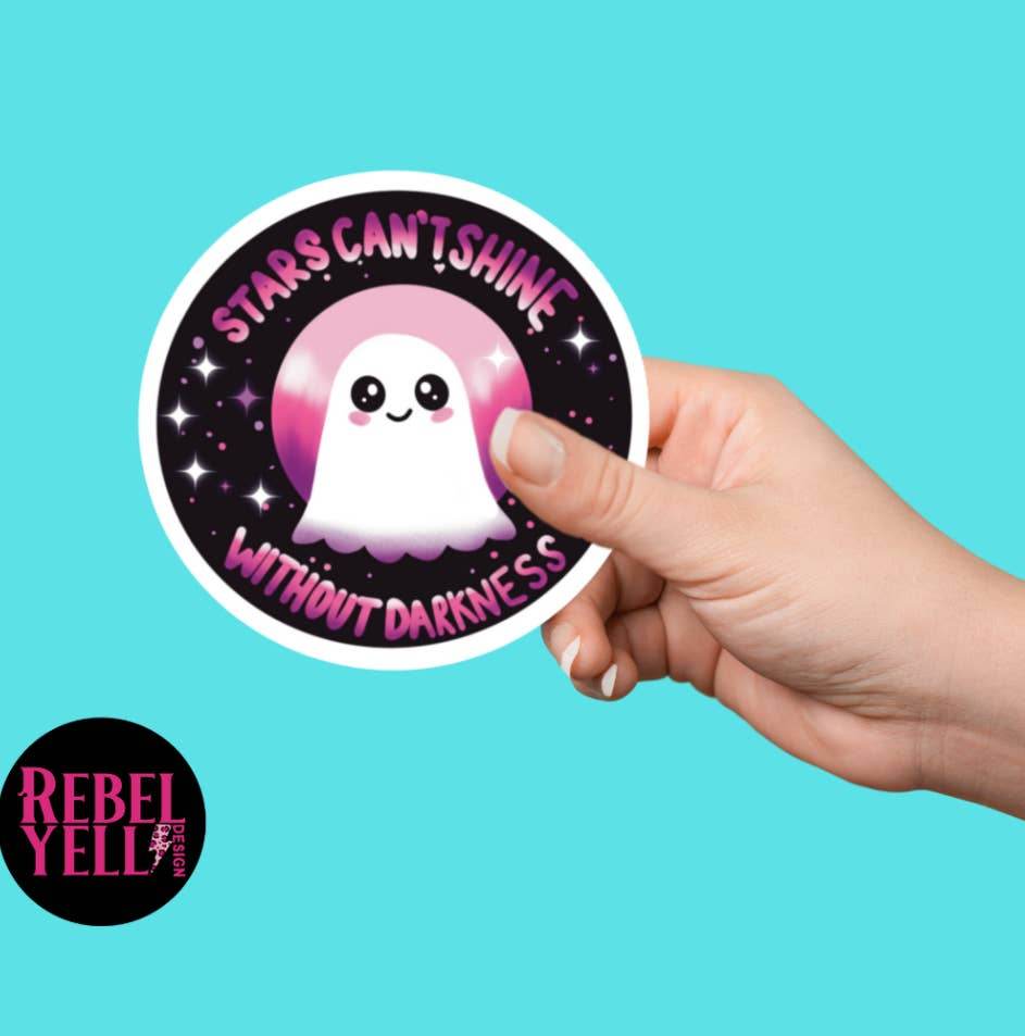 Rebel Yell Design - Spookachtige motiverende stickers (Variant 2) - The Dreamer's Bookshop.