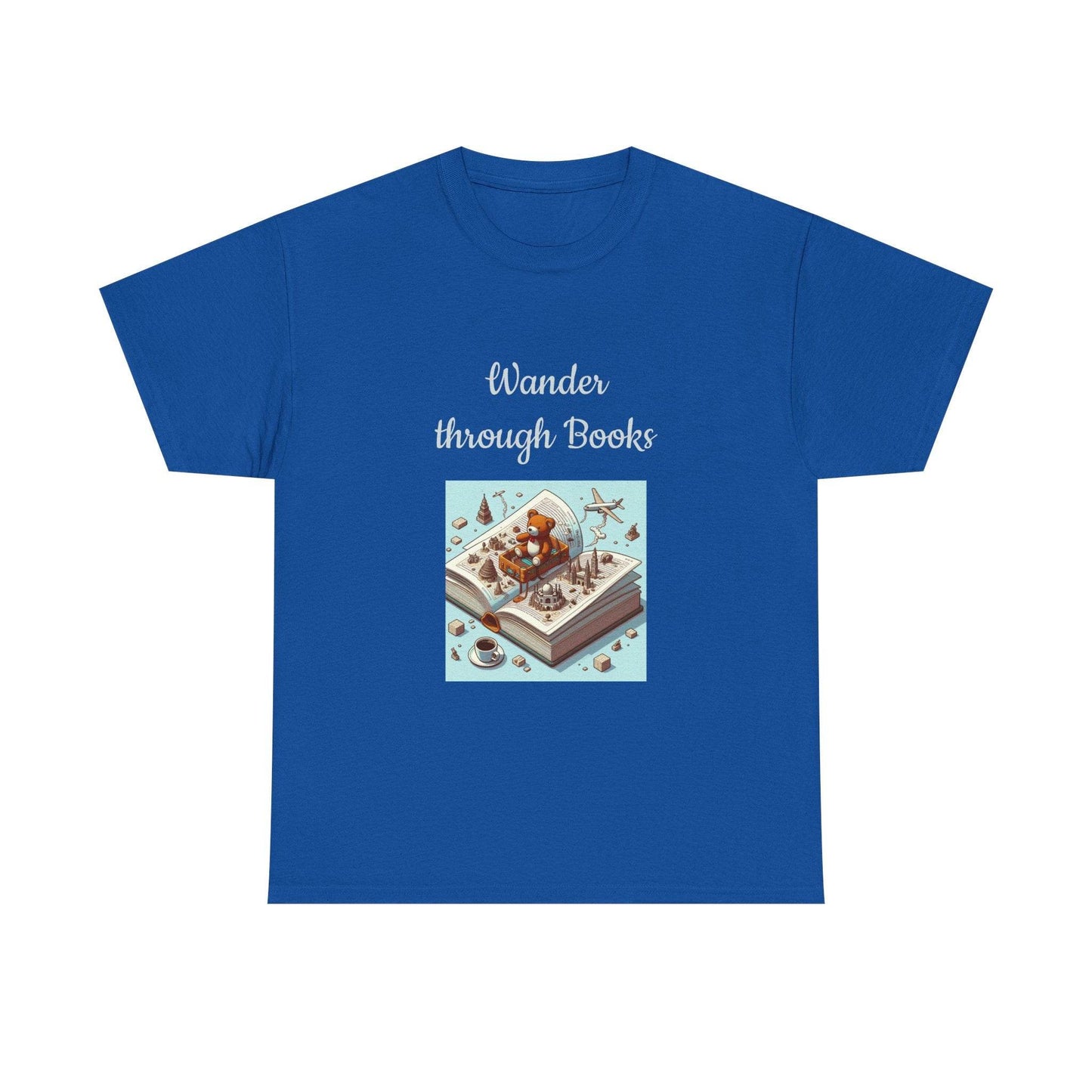 Wander - Unisex Heavy Cotton Tee for Book Lovers - The Dreamer's Bookshop.