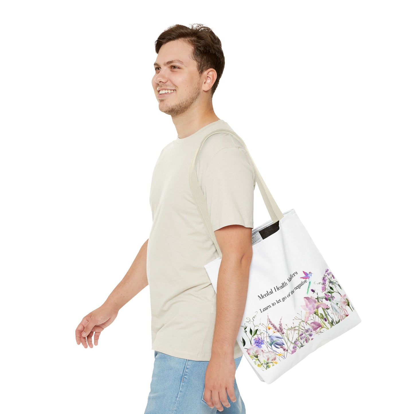 The Dreamer's Bookshop - Literary Tote Bag – Mental Health "Let Go" - The Dreamer's Bookshop.