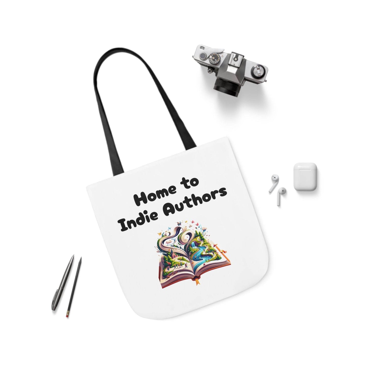 Home to Indie Authors Tote Bag - Perfect Gift for Book Lovers - The Dreamer's Bookshop.