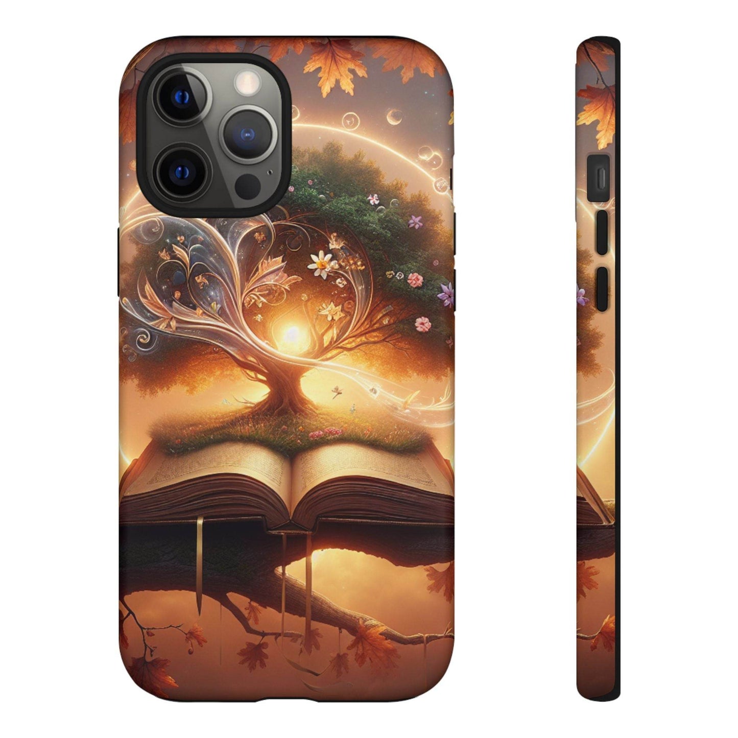Nature-Inspired iPhone & Samsung Phone Case with Tree of Life Design - The Dreamer's Bookshop.