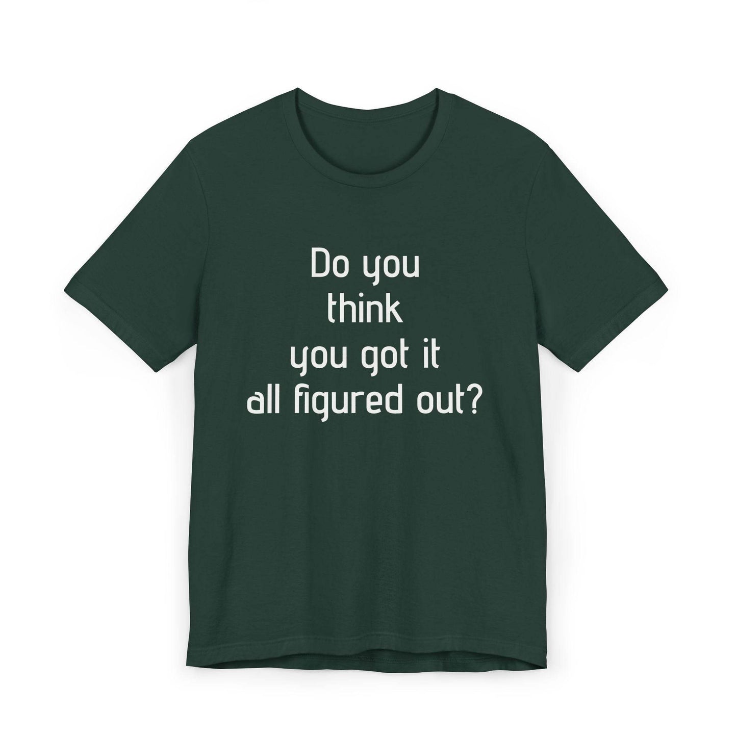 Inspirational Unisex Jersey T-Shirt - Think Again Vibe - The Dreamer's Bookshop.
