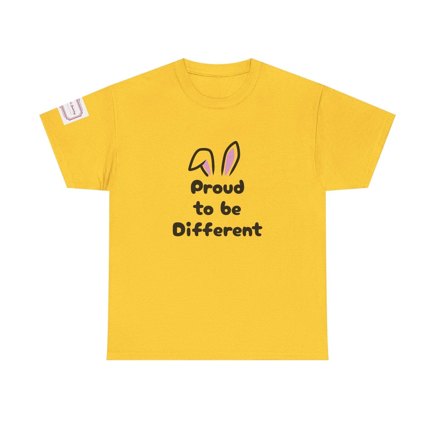 Proud to Be Different Unisex Heavy Cotton Tee – Celebrate Uniqueness - The Dreamer's Bookshop.