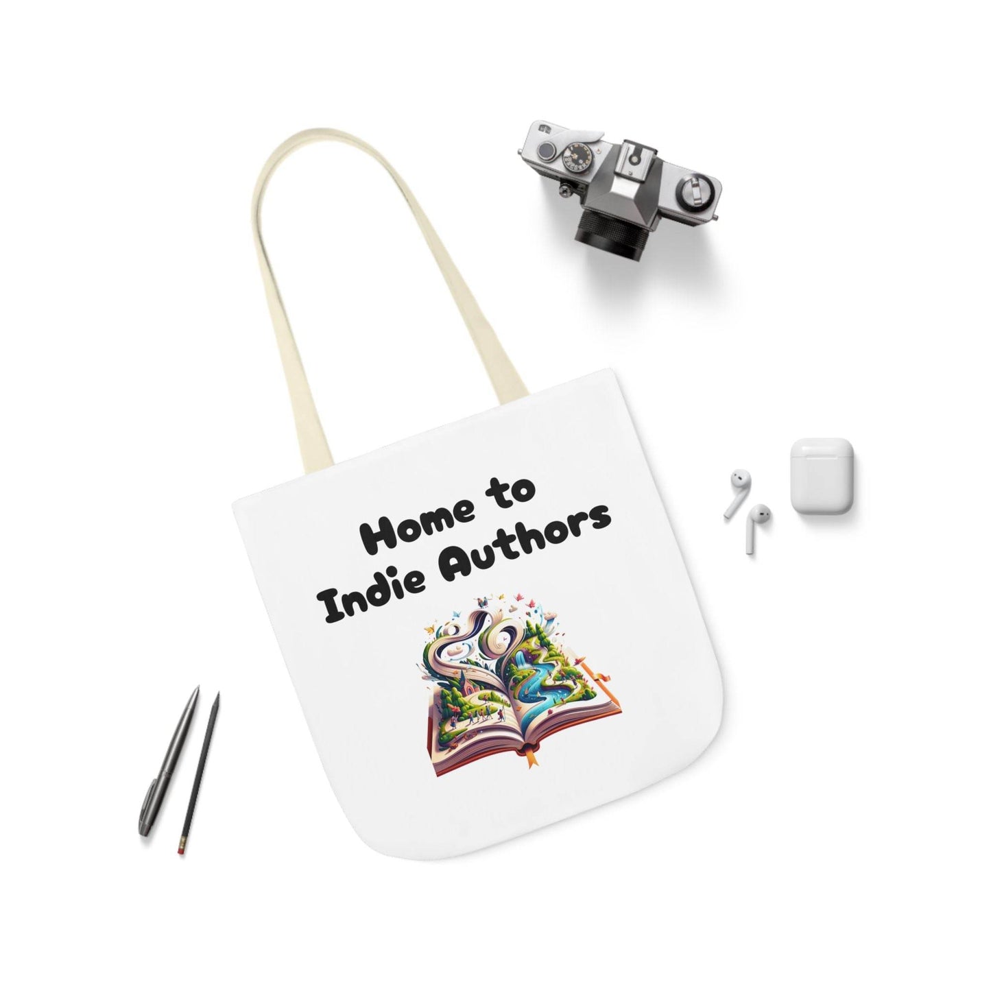 Home to Indie Authors Tote Bag - Perfect Gift for Book Lovers - The Dreamer's Bookshop.