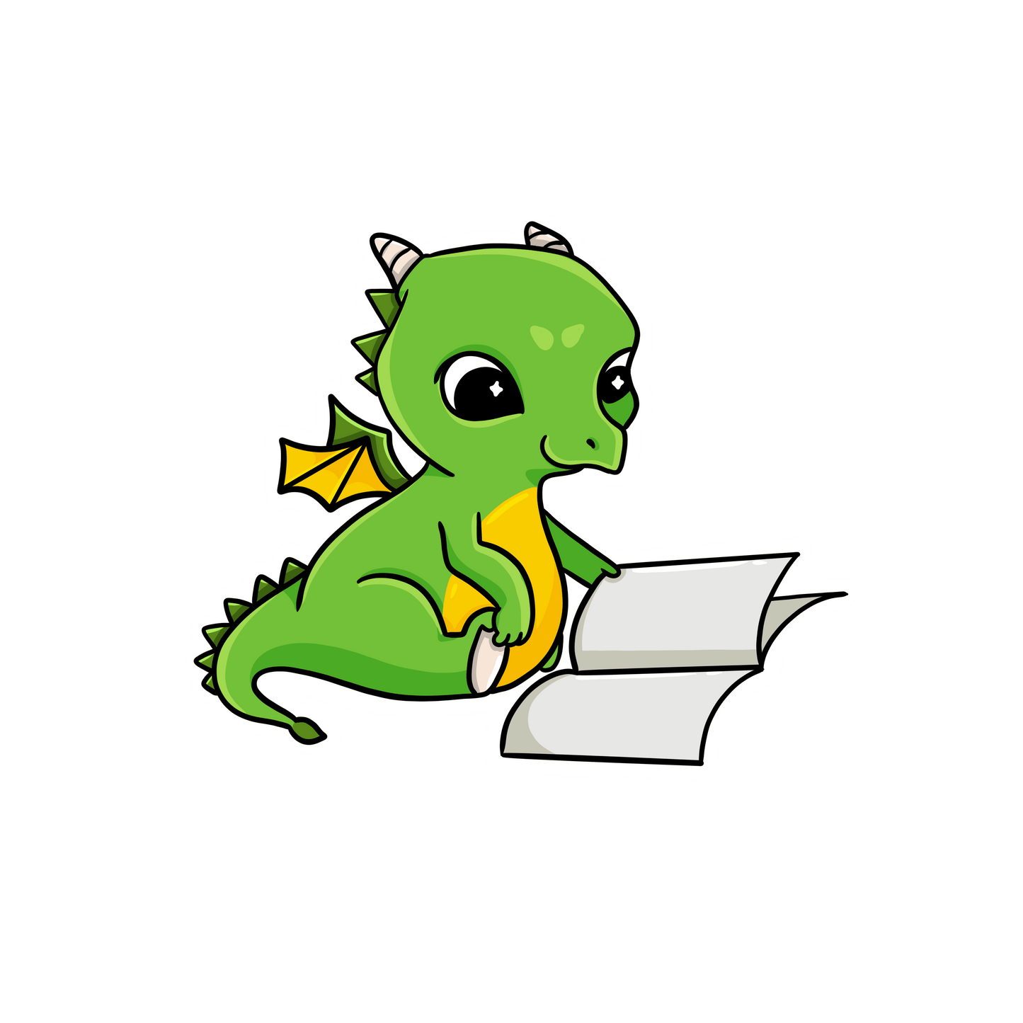 Bookish Goods - Vinylstickerboek Draak - The Dreamer's Bookshop.