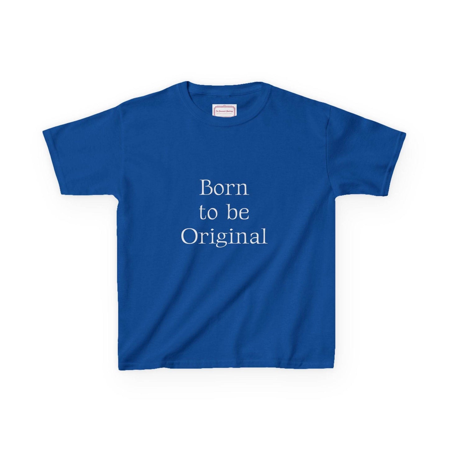 EU - Kids 'Born to be Original' Cotton Tee - Support Young Creators - The Dreamer's Bookshop.