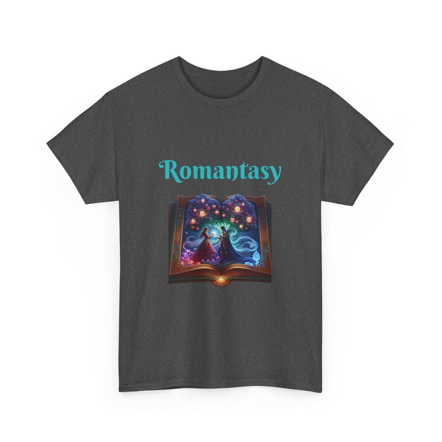 Fantasy - Graphic Tee - Unisex Heavy Cotton T-Shirt Romantasy Books - The Dreamer's Bookshop.