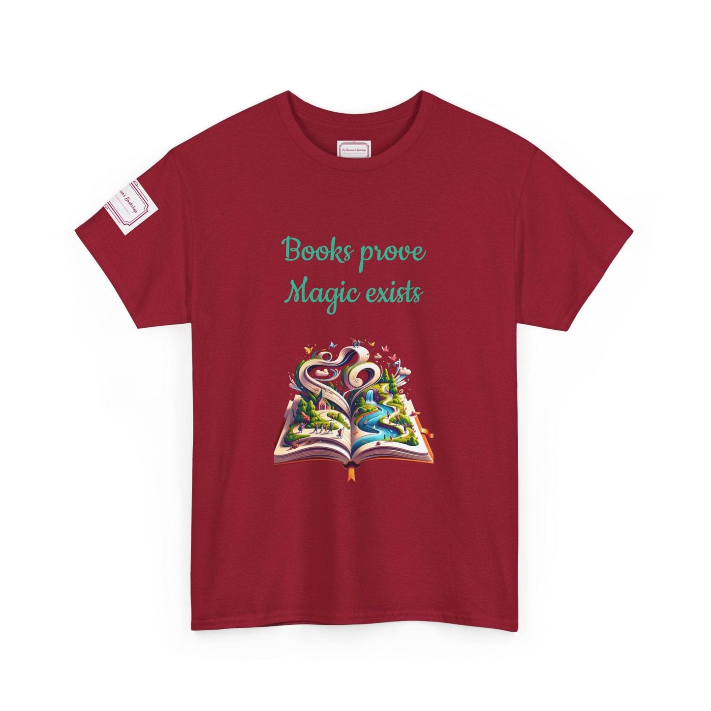 Magic exists - Unisex Heavy Cotton Tee - Perfect for Book Lovers - The Dreamer's Bookshop.