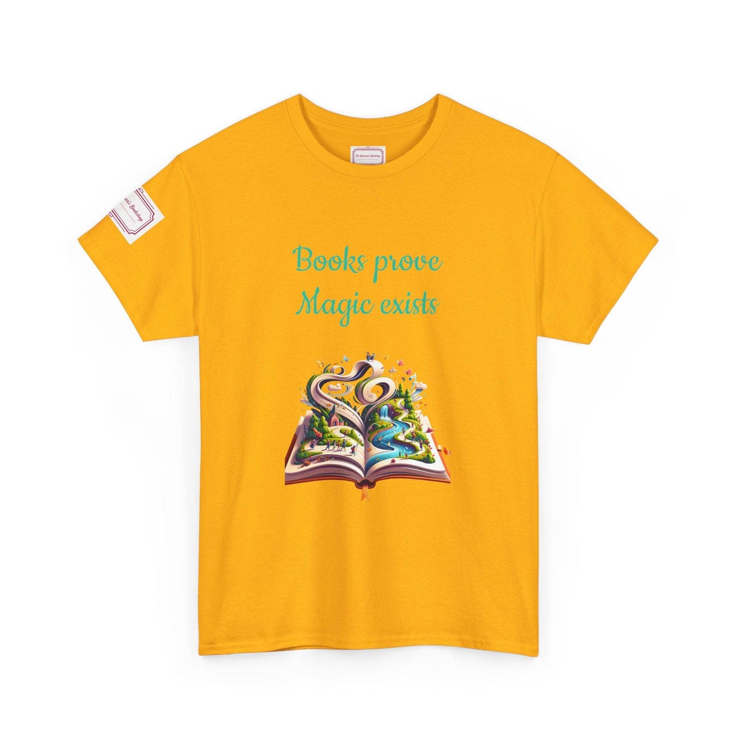 Magic exists - Unisex Heavy Cotton Tee - Perfect for Book Lovers - The Dreamer's Bookshop.