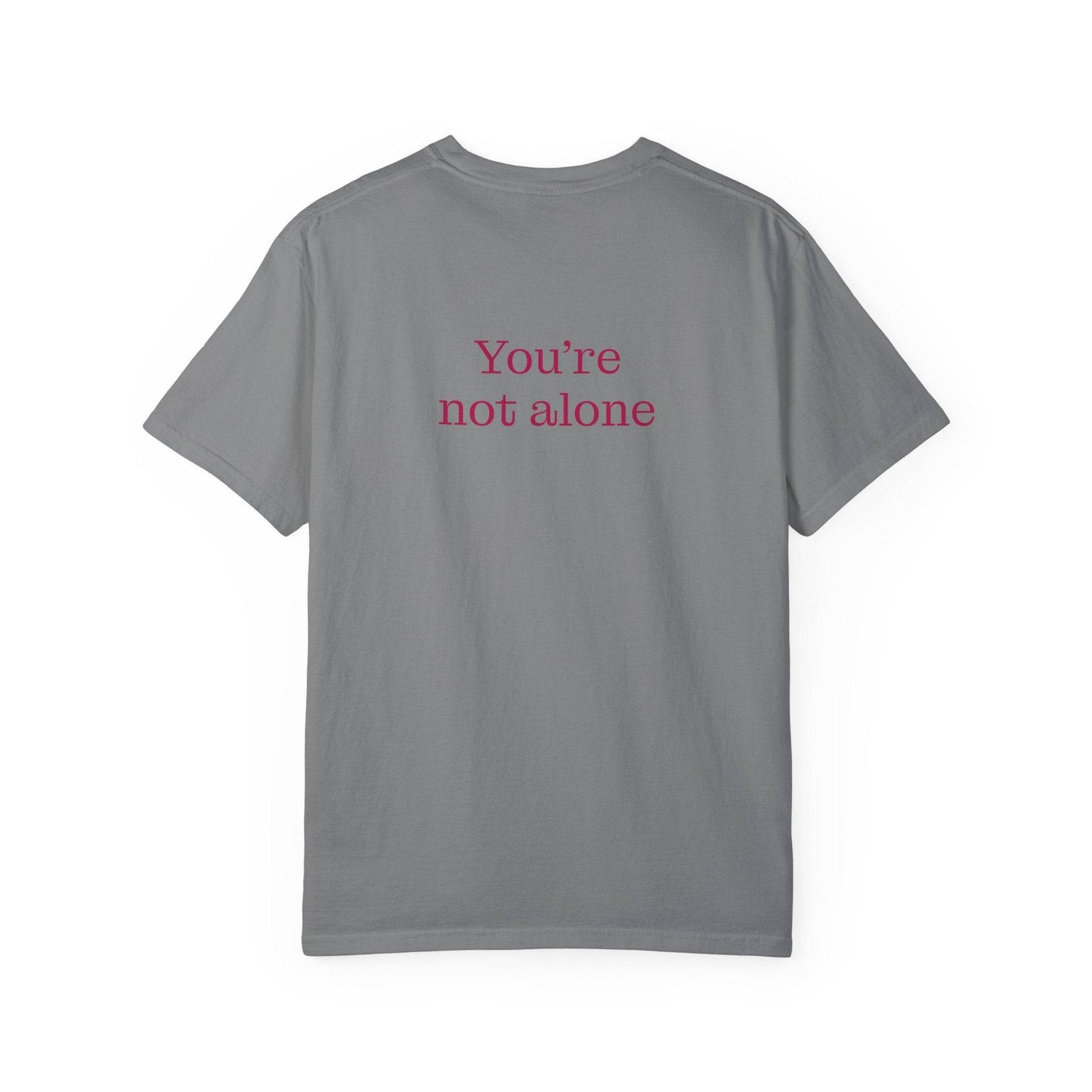 Cancer Survivor Unisex Garment-Dyed T-shirt - Inspirational Motivational Tee - The Dreamer's Bookshop.