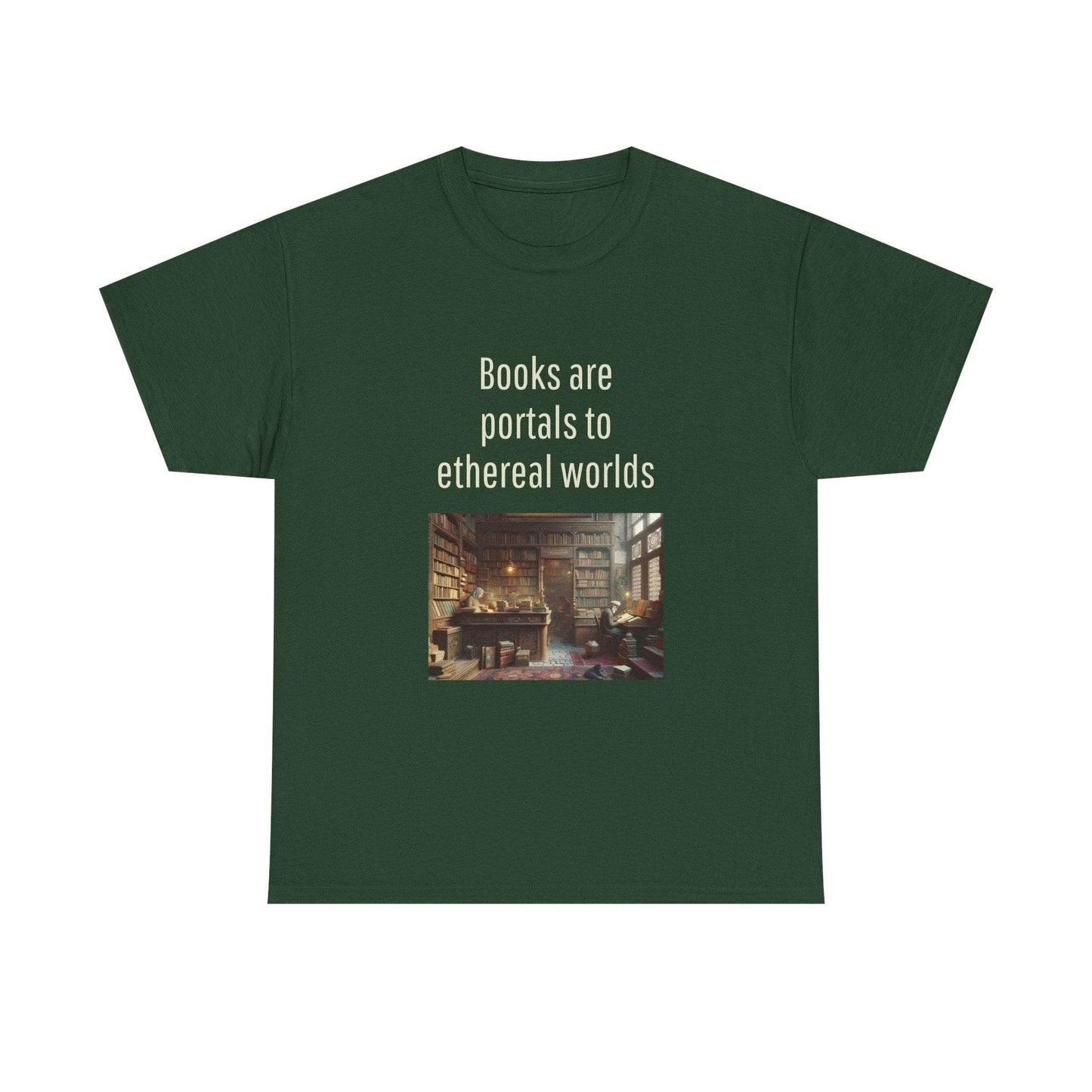 Portals - Unisex Heavy Cotton Tee - Creative Apparel - The Dreamer's Bookshop.