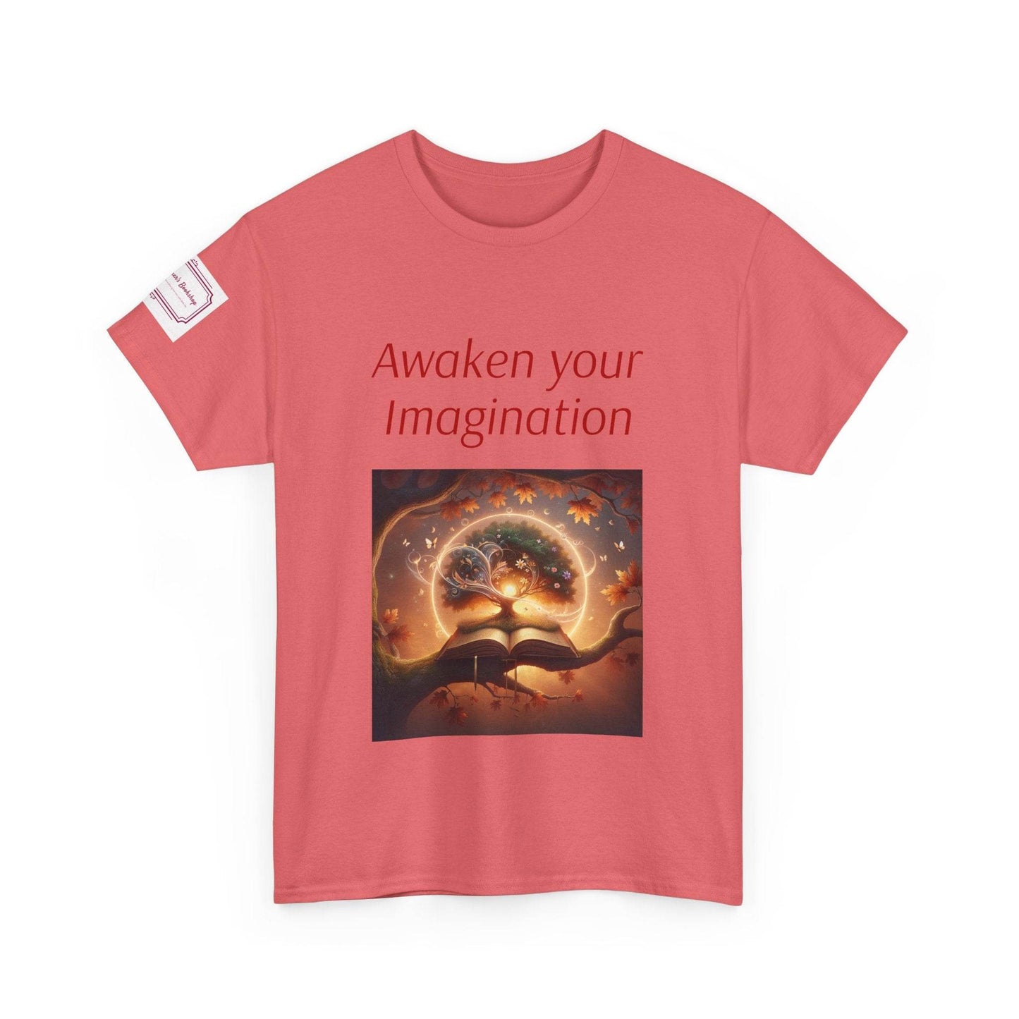 Awaken Your Imagination Unisex Heavy Cotton Tee - Inspiring Graphic T-Shirt for Creative Souls - The Dreamer's Bookshop.