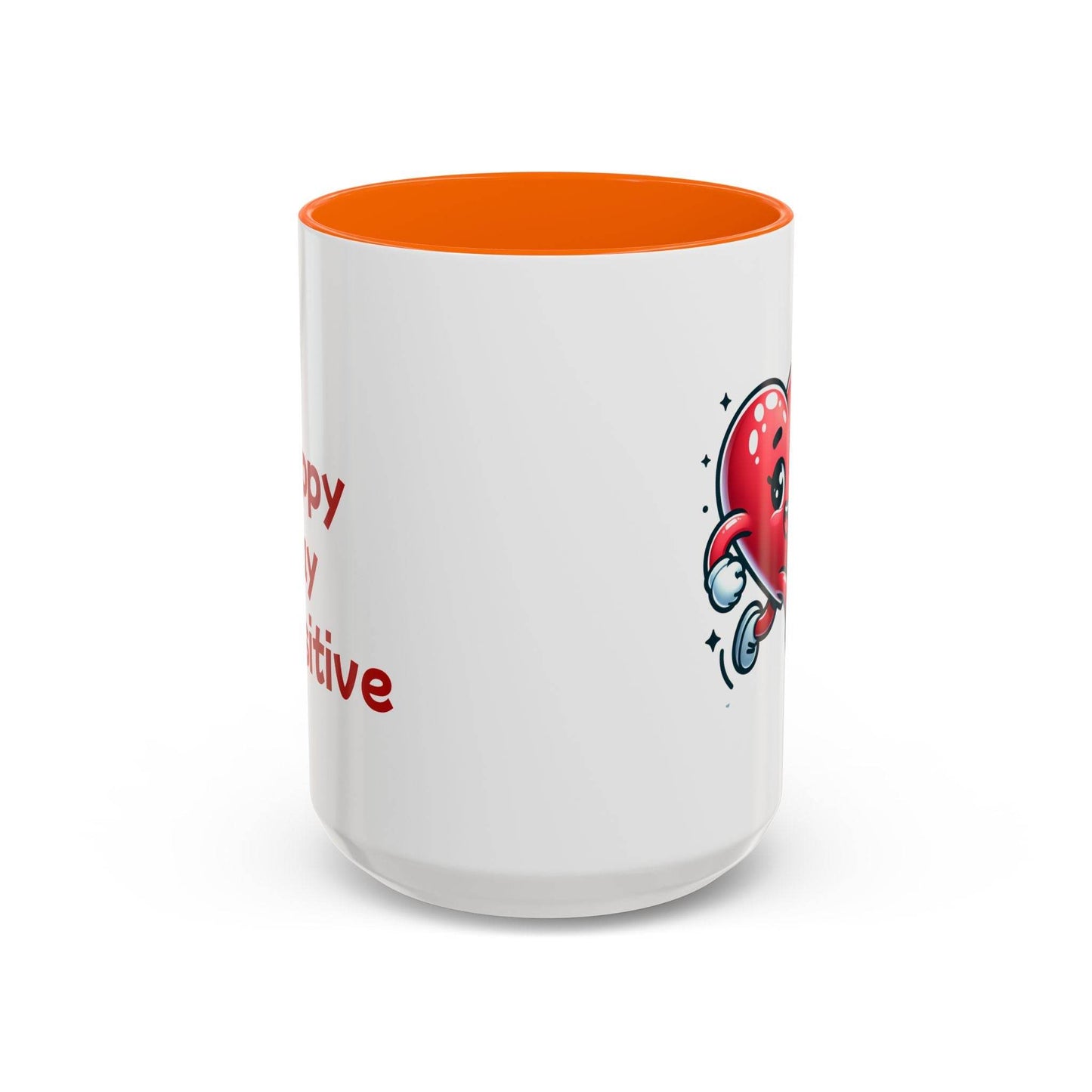 Cute Heart Character Coffee Mug - 11 & 15oz - The Dreamer's Bookshop.