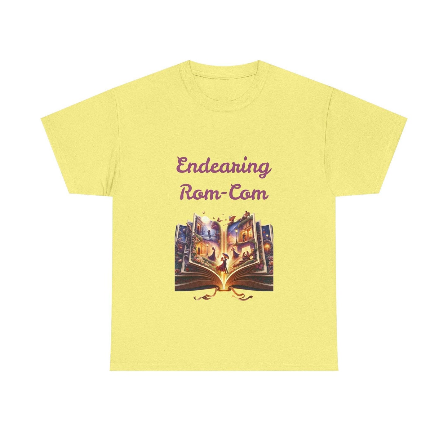 Endearing - Unisex Heavy Cotton Tee - Rom-Com Books - The Dreamer's Bookshop.