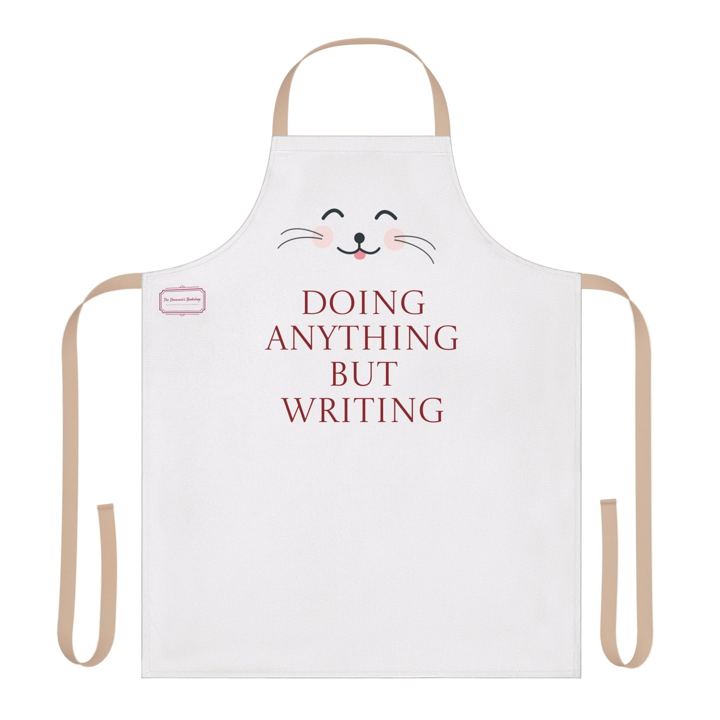 Fun Writing Apron with 5-Color Straps | "Doing Anything But Writing" - The Dreamer's Bookshop.