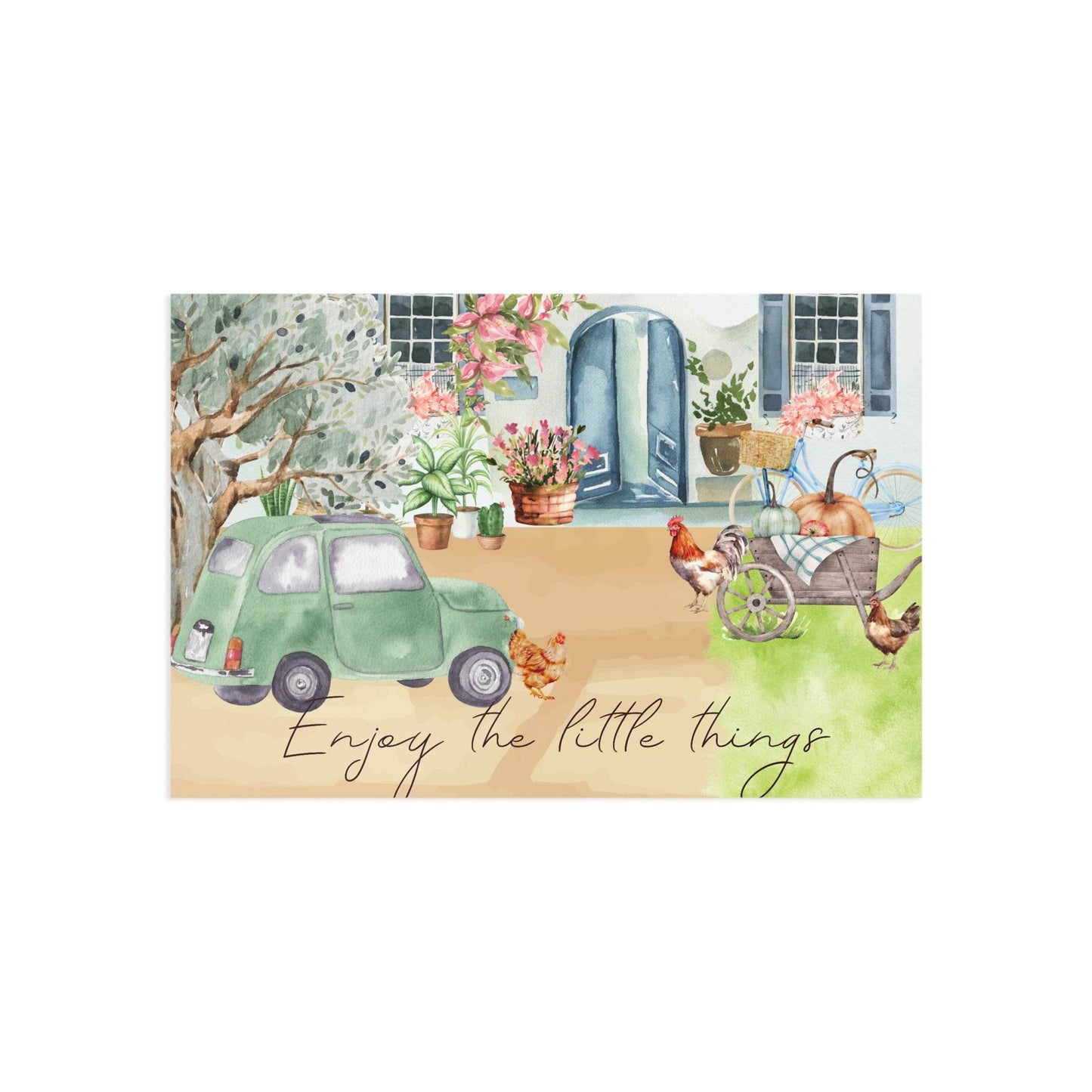 The Dreamer's Bookshop "Countryside" Enjoy the Little Things Card - The Dreamer's Bookshop.