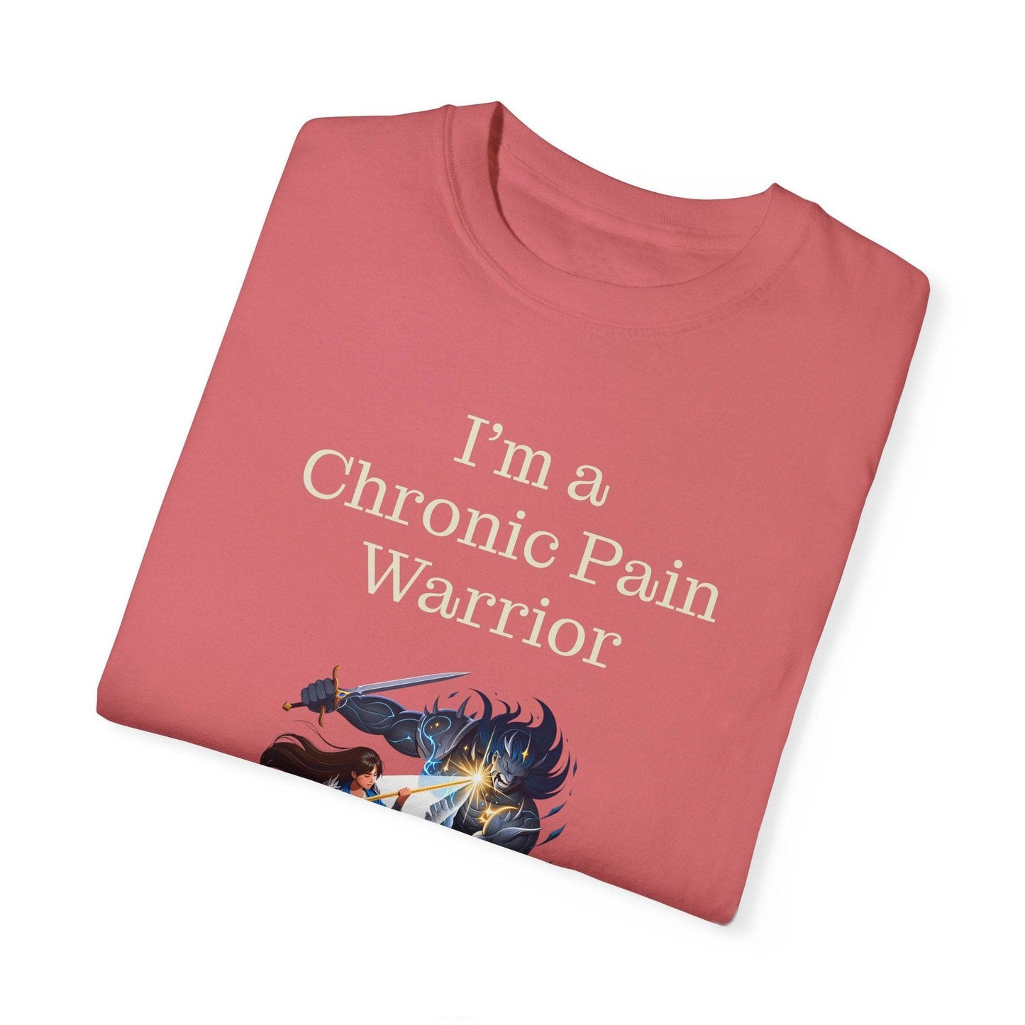 Chronic Pain Warrior Unisex T-Shirt - Empowering Tee for Healthcare Awareness - The Dreamer's Bookshop.