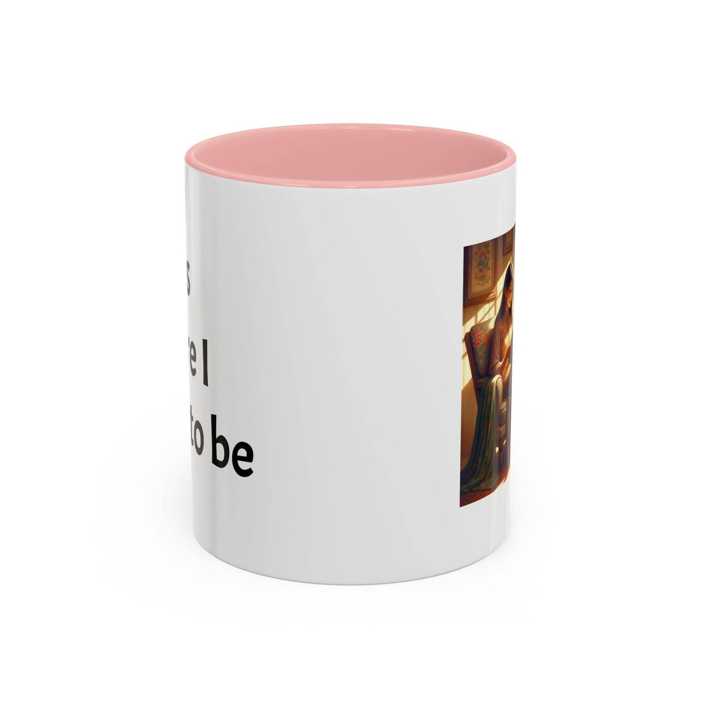 Cozy Reading Accent Coffee Mug - 11 oz - Perfect for Book Lovers - The Dreamer's Bookshop.