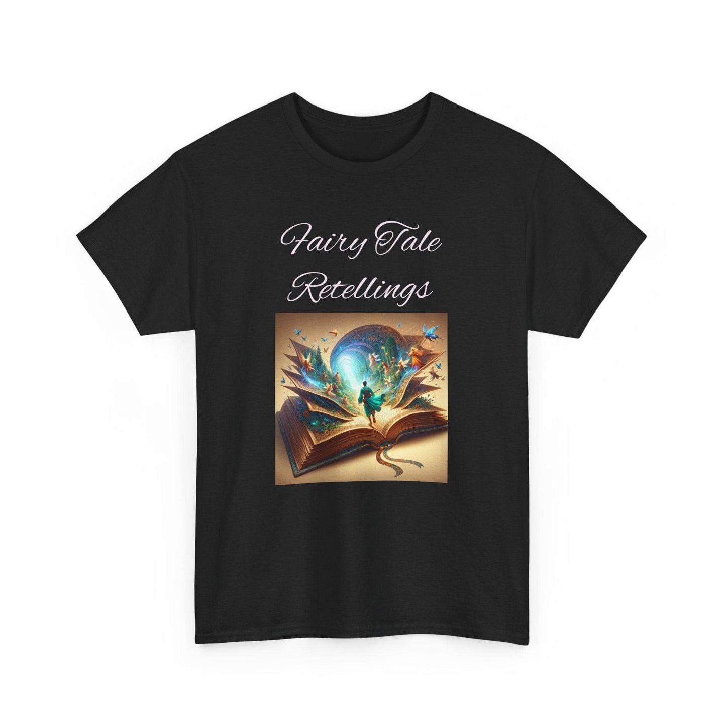 Fiction - Graphic Tee - Unisex Heavy Cotton T-Shirt - Fairy Tale Retellings - The Dreamer's Bookshop.