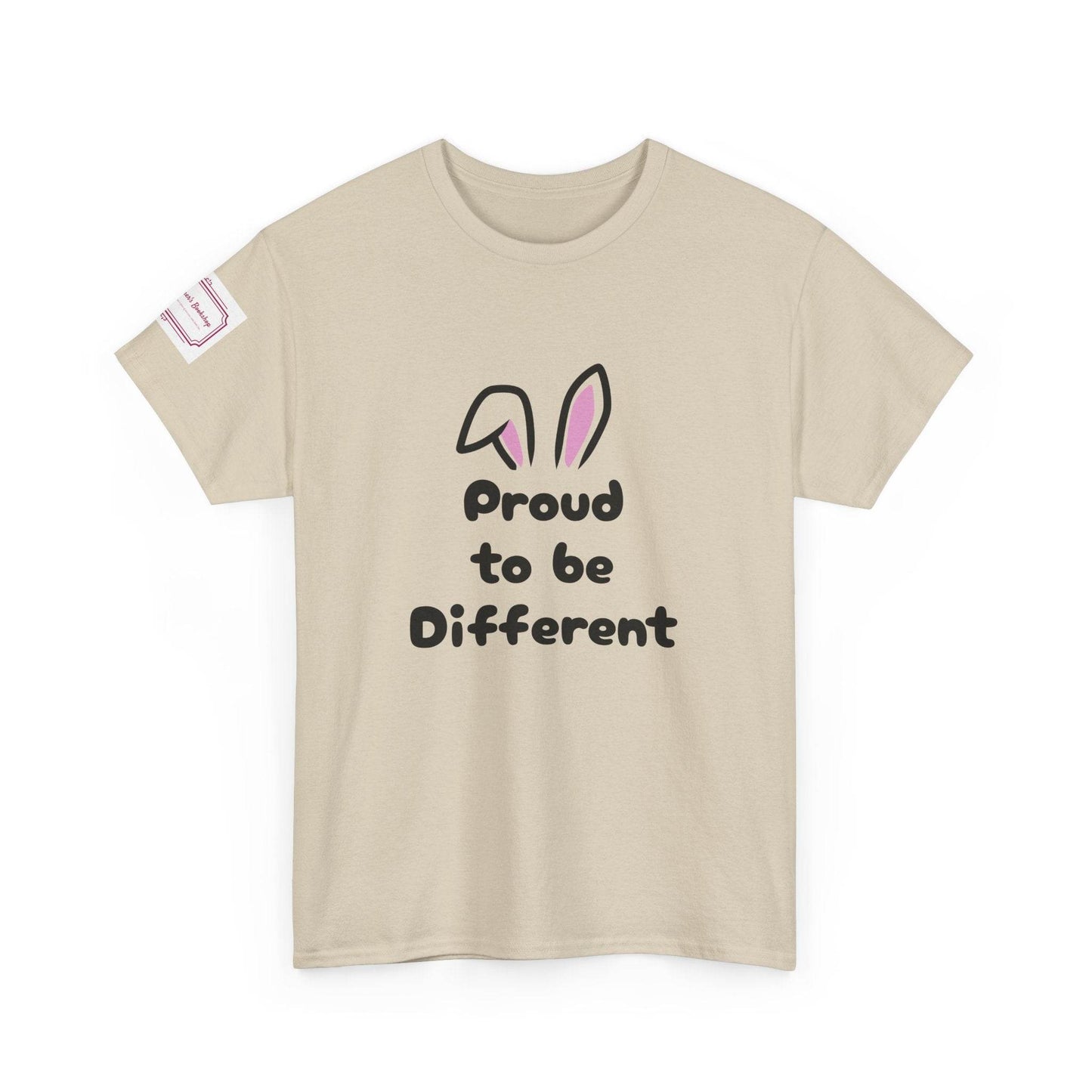 Proud to Be Different Unisex Heavy Cotton Tee – Celebrate Uniqueness - The Dreamer's Bookshop.