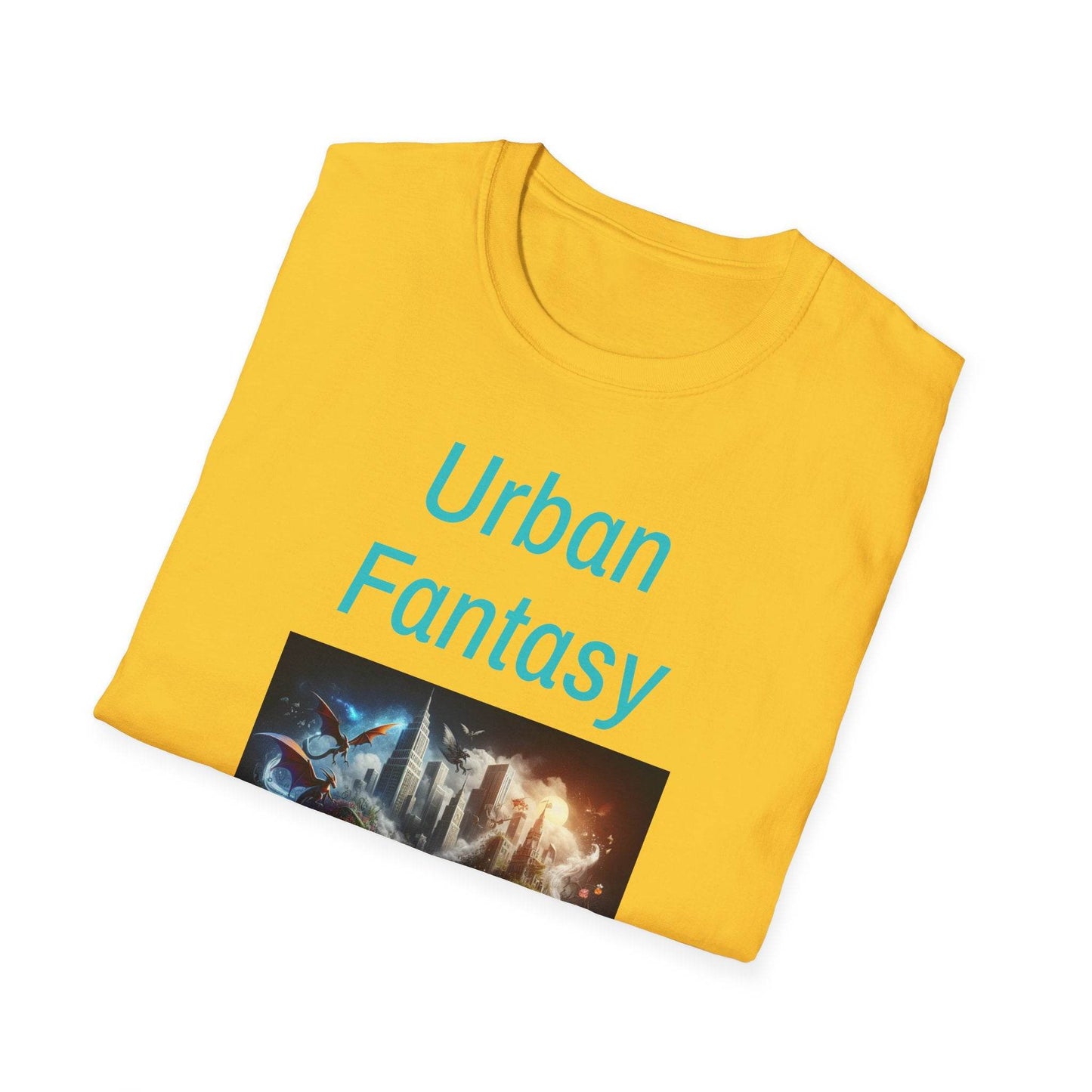 Urban Fantasy Unisex Softstyle T-Shirt - Dreamy Graphic Tee for Book Lovers - The Dreamer's Bookshop.