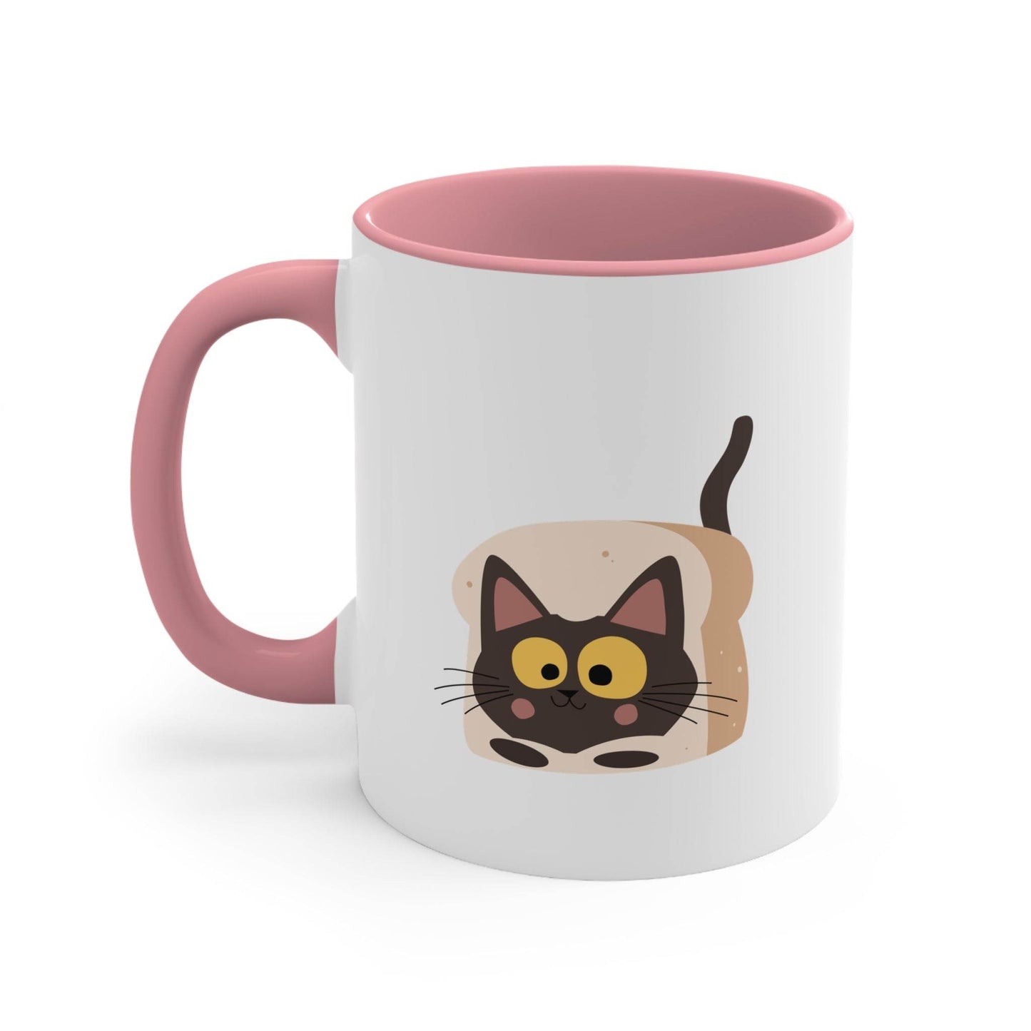 Colorful Accent Coffee Mug – Perfect for Coffee Lovers & Cats - The Dreamer's Bookshop.
