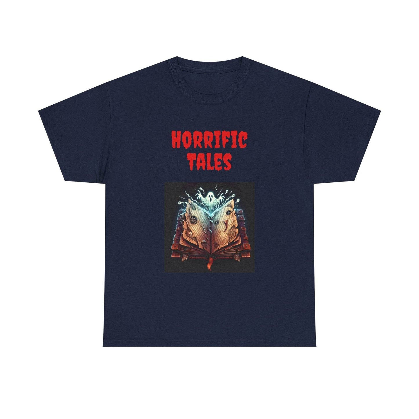 Horrific Tales - A Unisex Heavy Cotton Tee - Perfect for Book Lovers - The Dreamer's Bookshop.