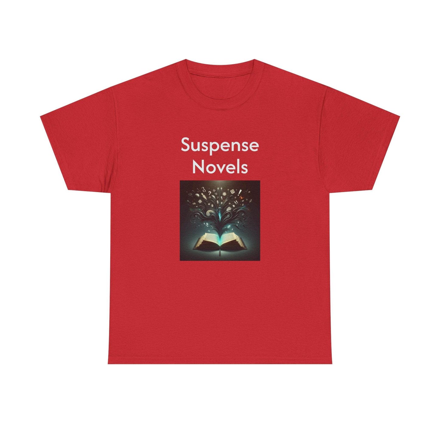 Fiction - Graphic Tee - Unisex Heavy Cotton T-Shirt Suspense Novels - The Dreamer's Bookshop.