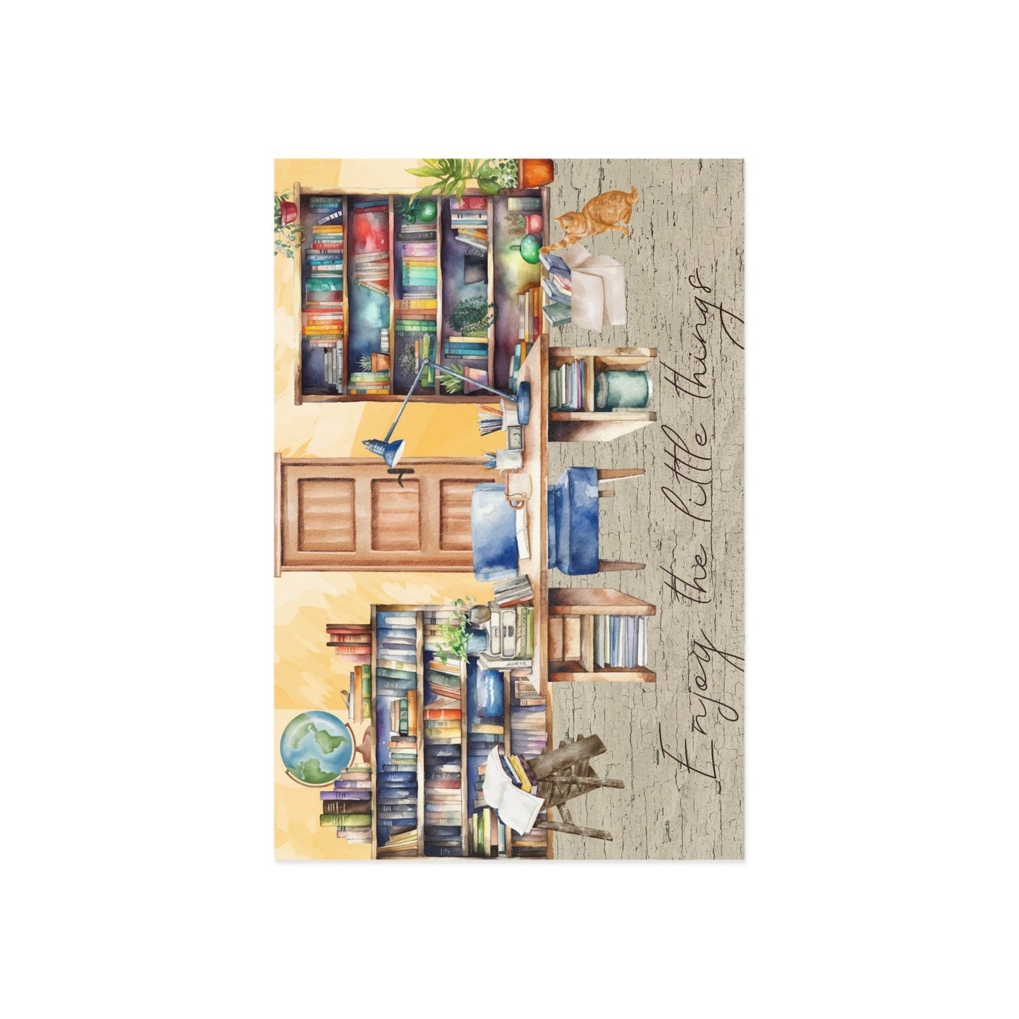 The Dreamer's Bookshop "Work place" Enjoy the Little Things Card - The Dreamer's Bookshop.