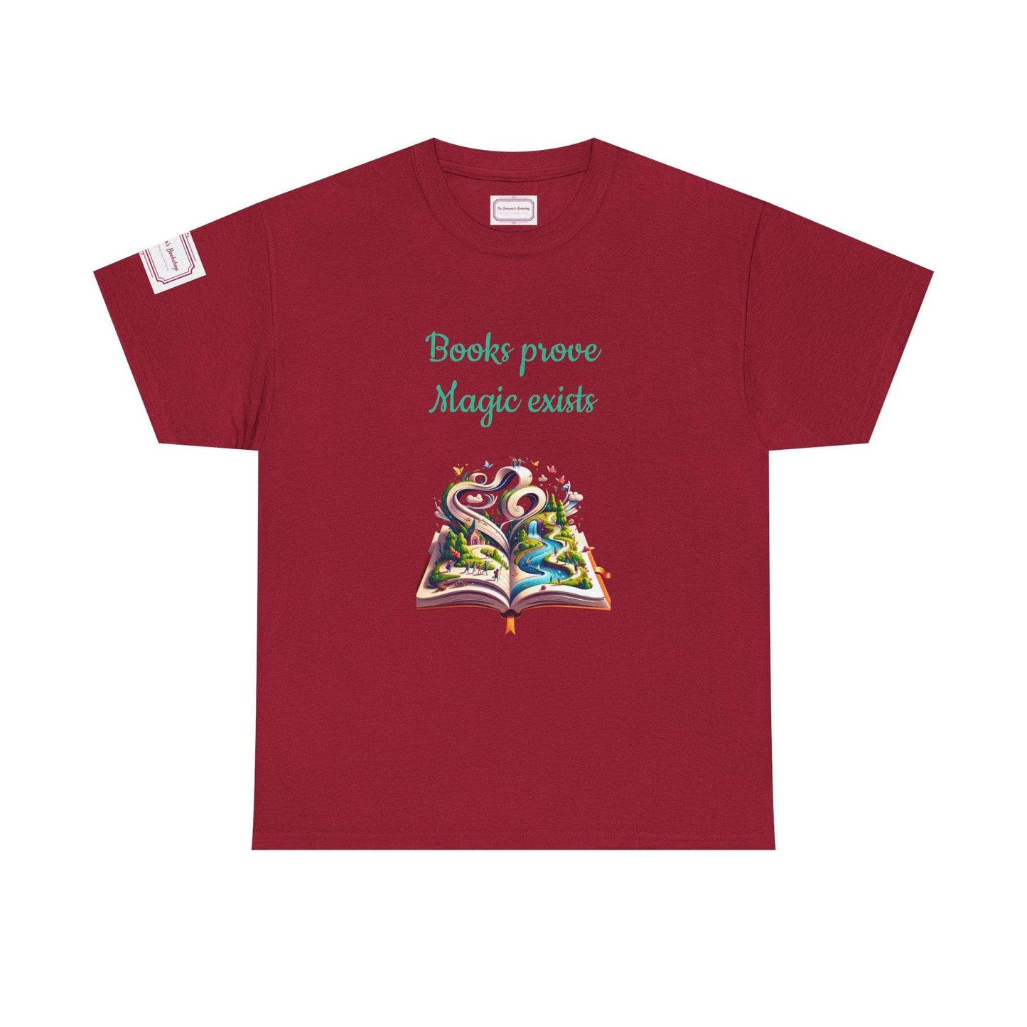 Magic exists - Unisex Heavy Cotton Tee - Perfect for Book Lovers - The Dreamer's Bookshop.