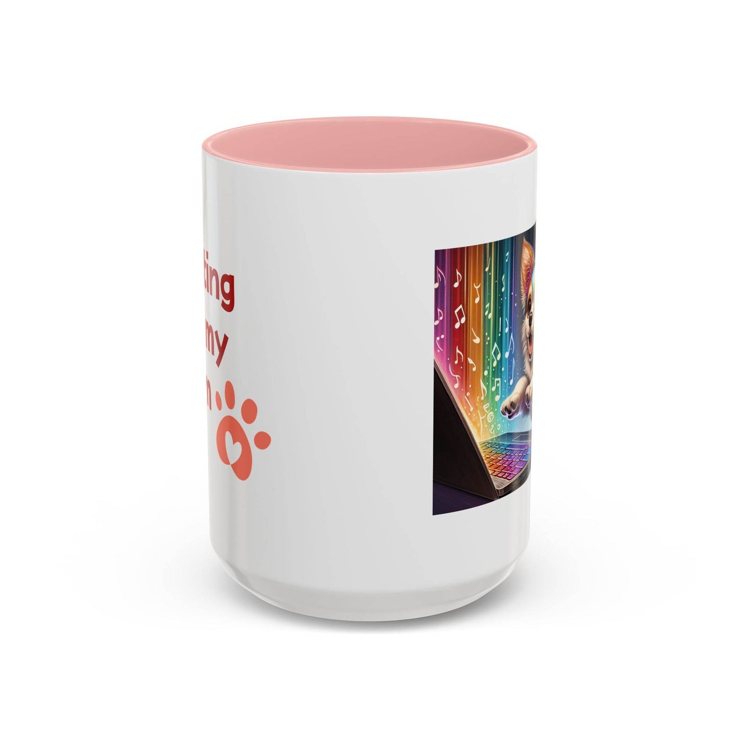 Cute Dog Writer Coffee Mug - 11 & 15oz for Book Lovers - The Dreamer's Bookshop.