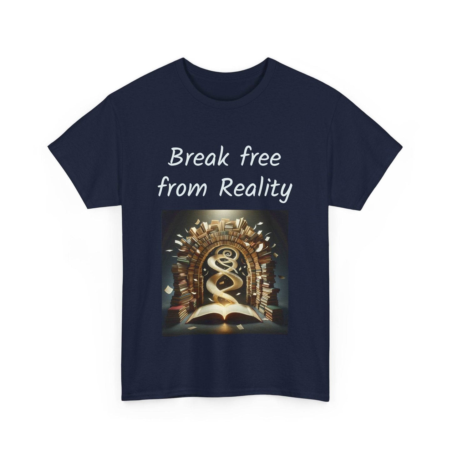 Break Free - Unisex Heavy Cotton Tee - Book Lovers - The Dreamer's Bookshop.
