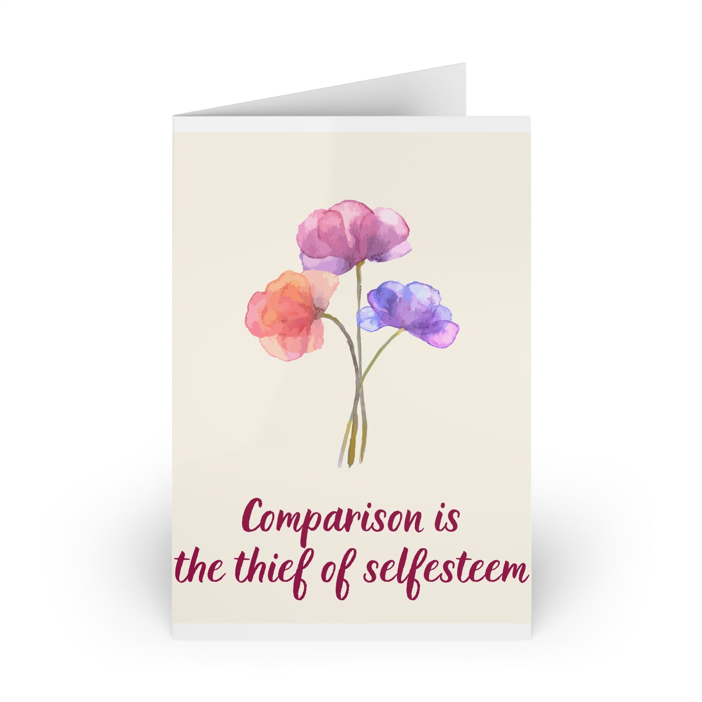 The Dreamer's Bookshop - Love Yourself Card "Comparison" - The Dreamer's Bookshop.
