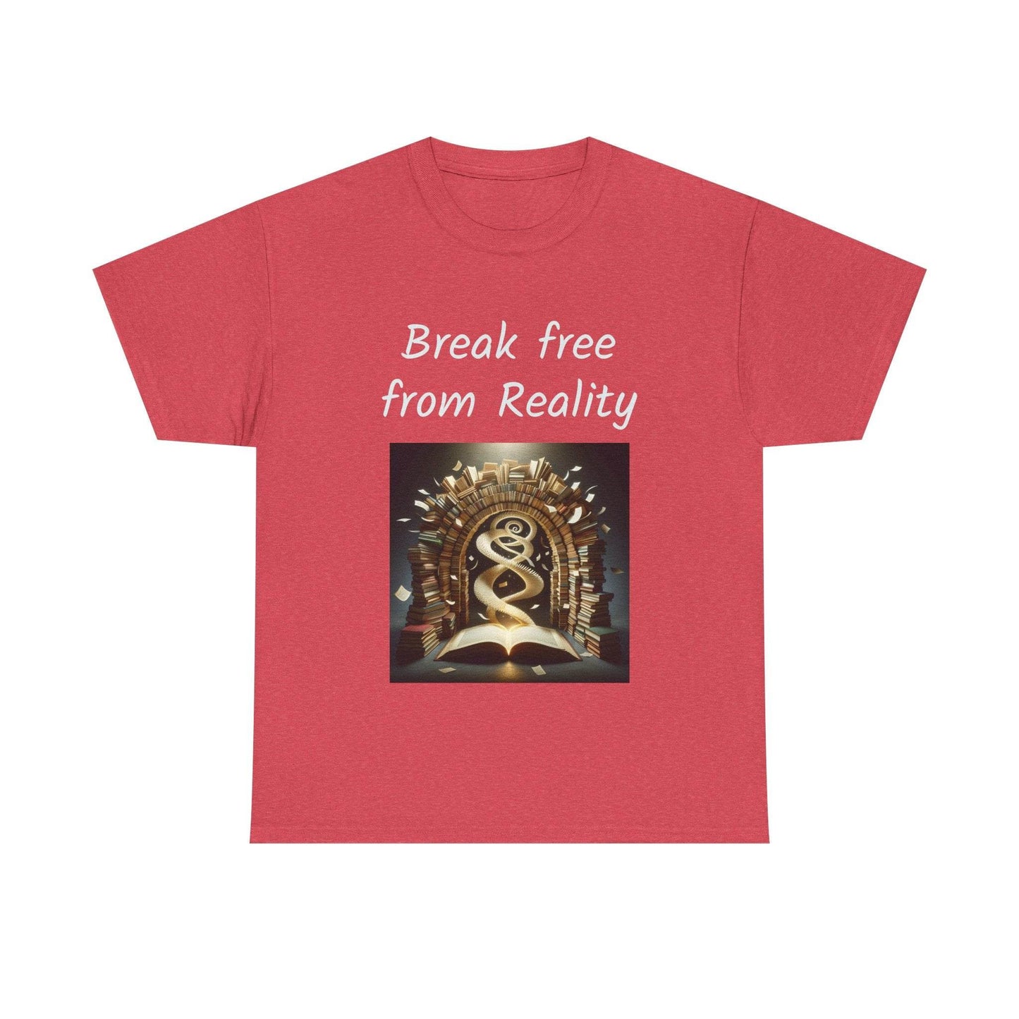 Break Free - Unisex Heavy Cotton Tee - Book Lovers - The Dreamer's Bookshop.