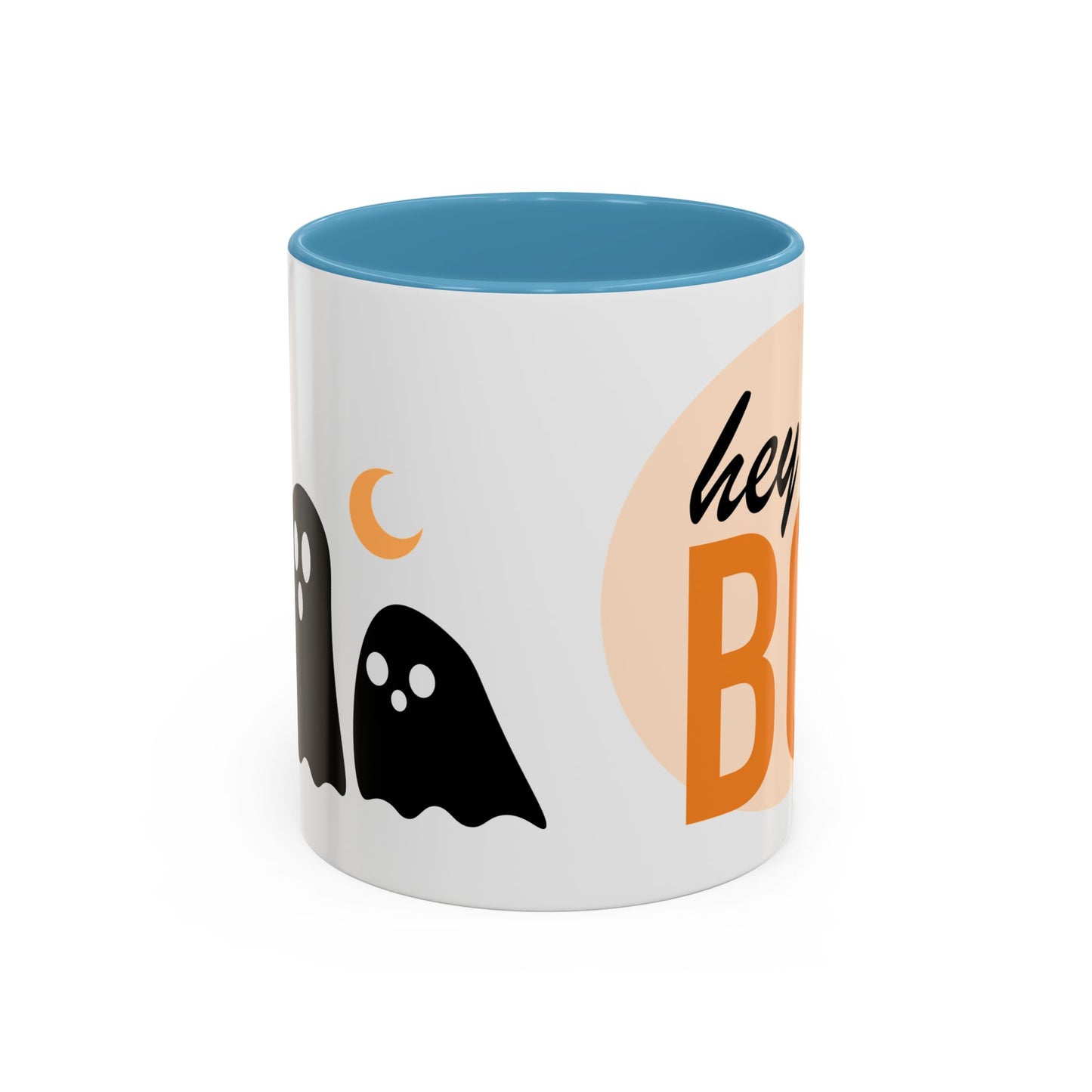 Hey Boo - Spooky Coffee Mug - Halloween Gift for Book Lovers