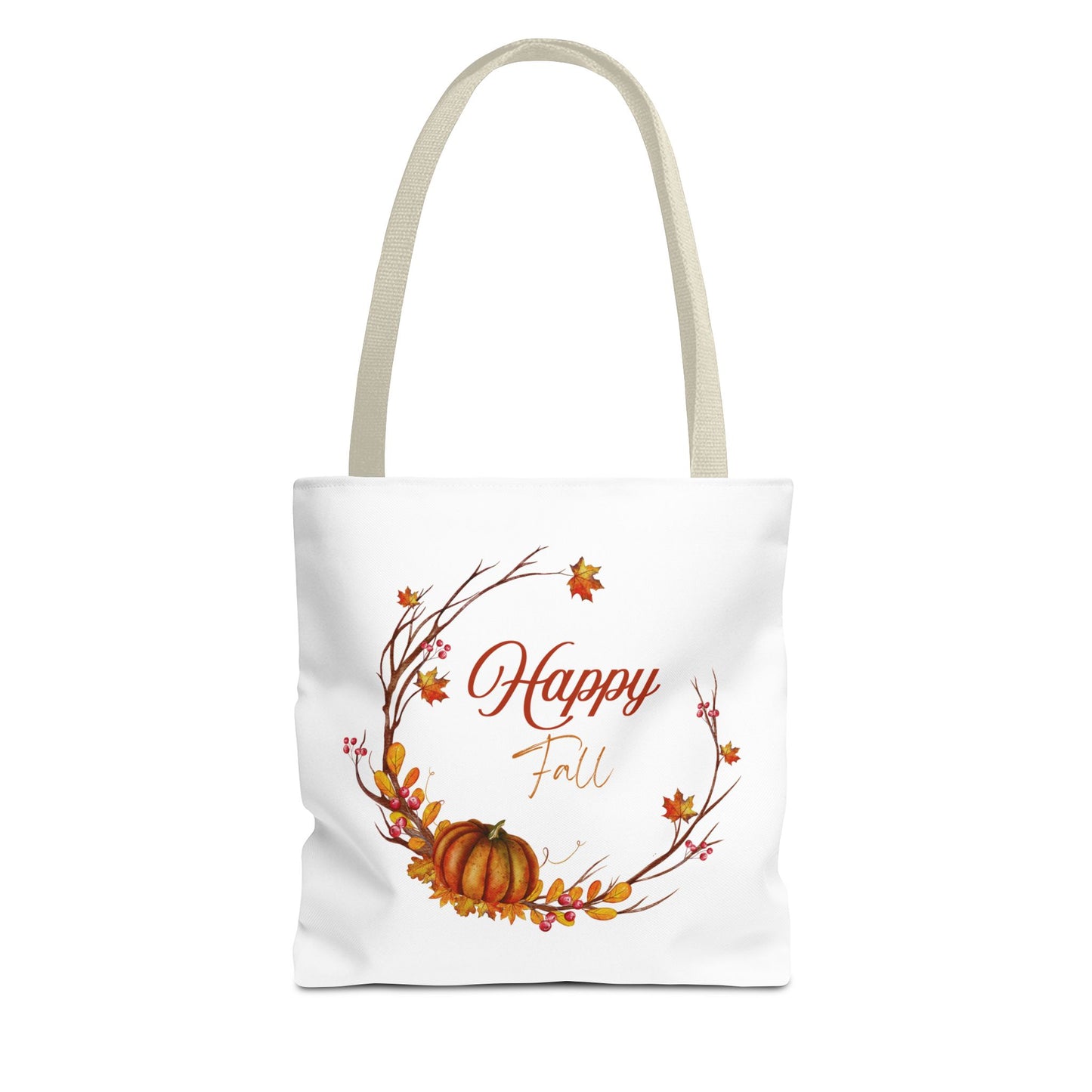 Happy Fall Tote Bag - Cozy Autumn Design